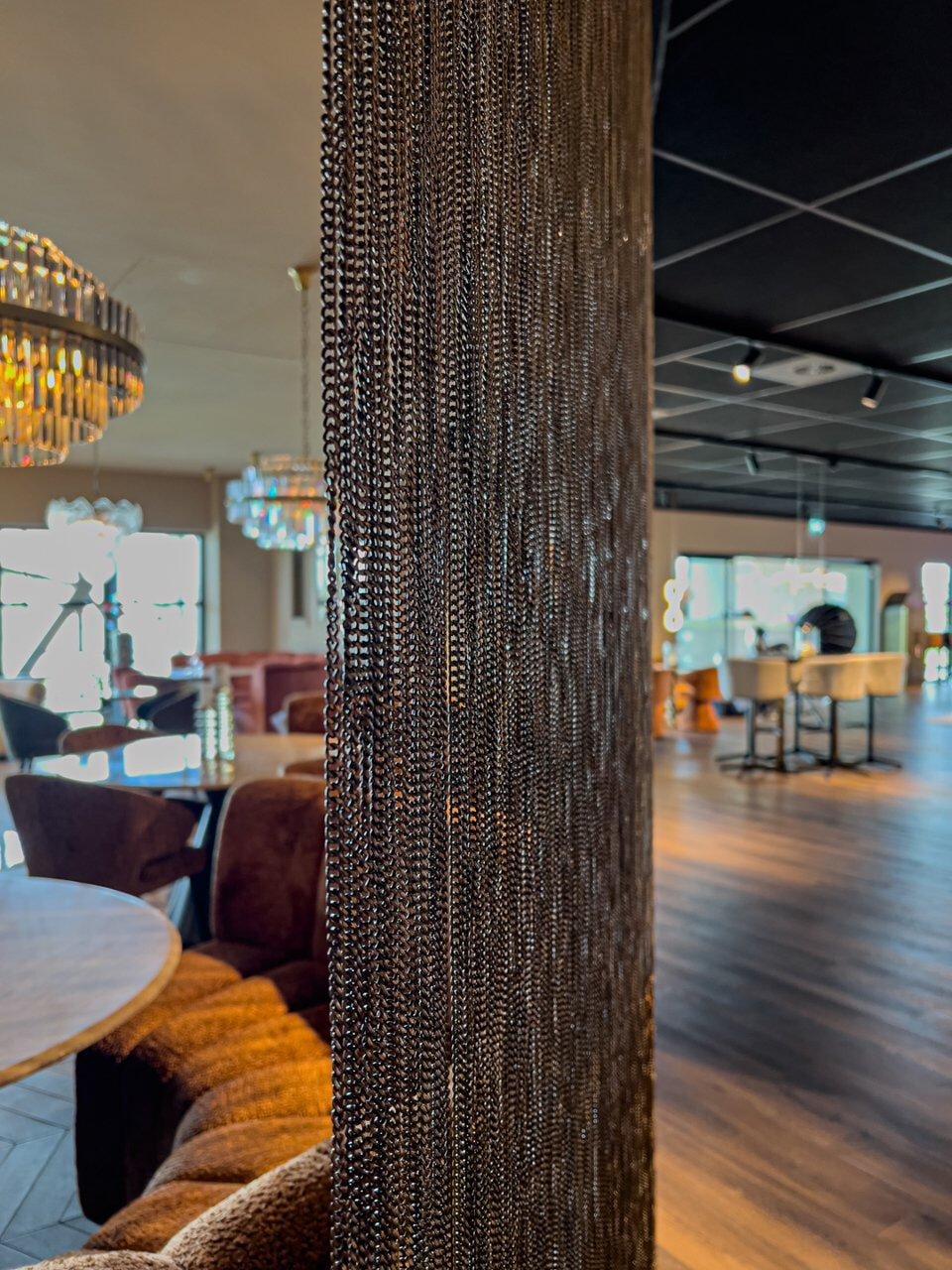 Richmond Decoratie 'Curtain' kleur Goud