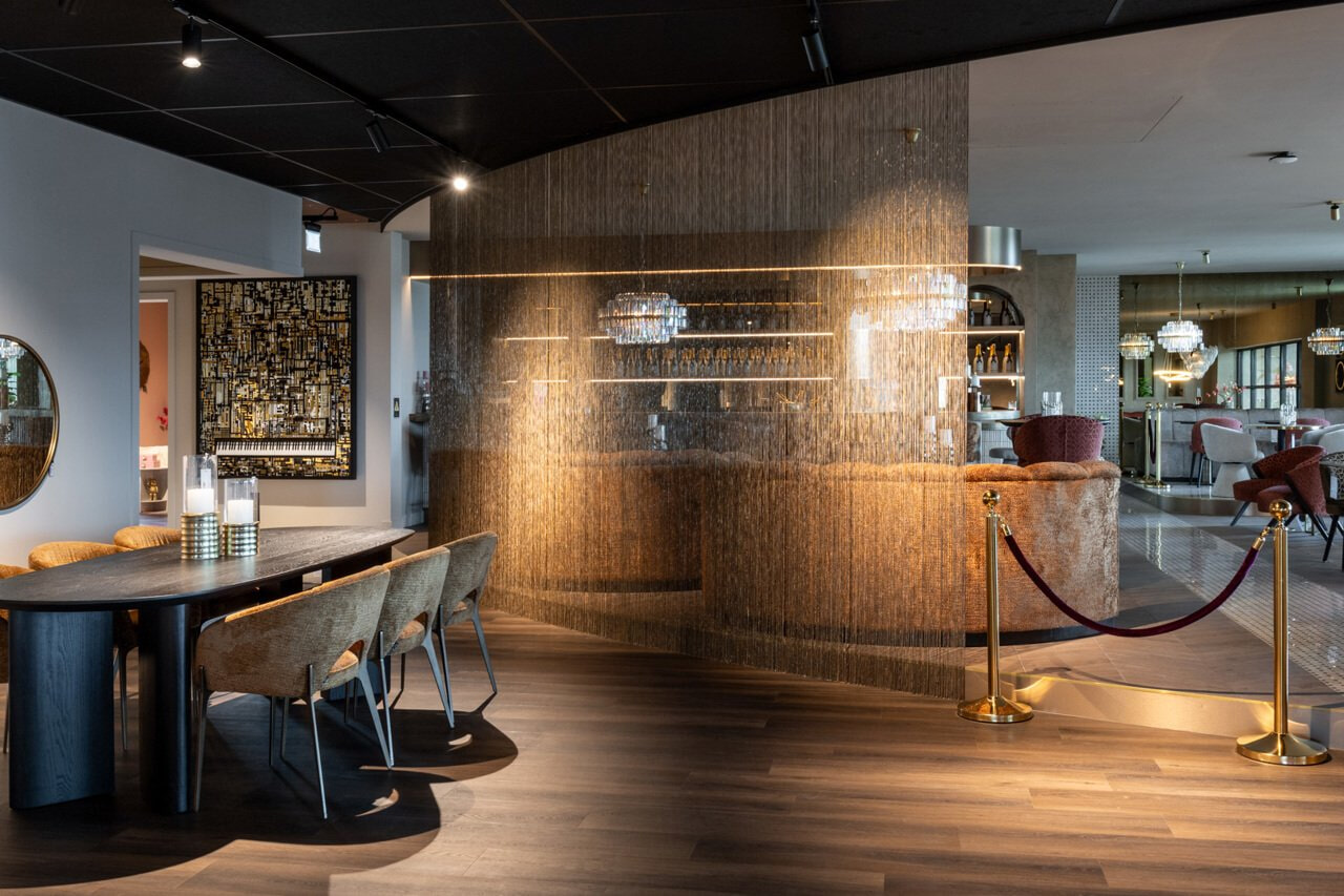 Richmond Decoratie 'Curtain' kleur Goud