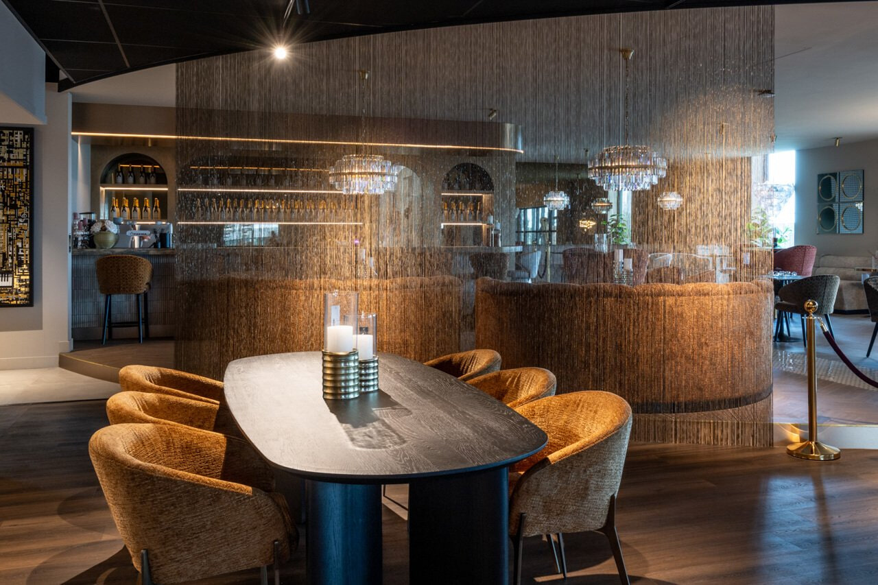 Richmond Decoratie 'Curtain' kleur Goud