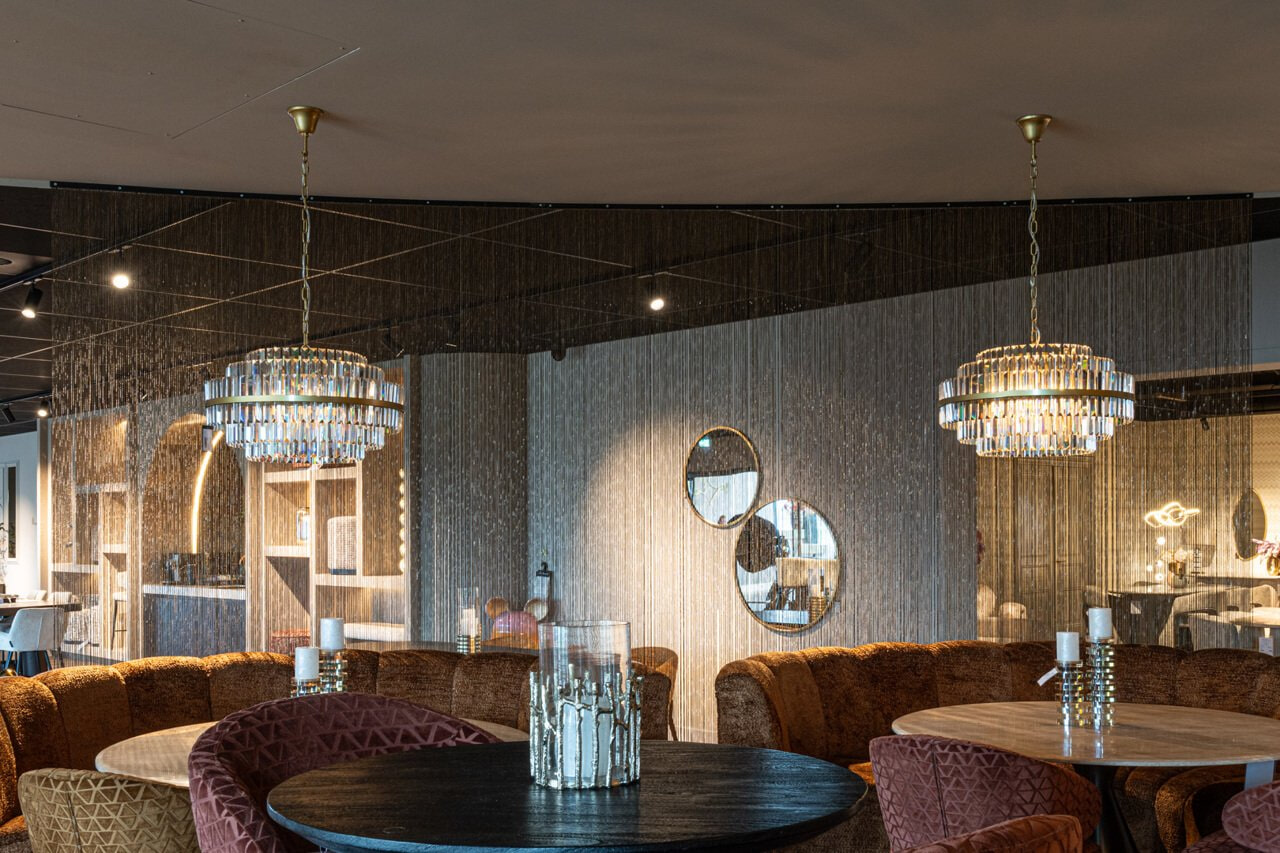 Richmond Decoratie 'Curtain' kleur Goud