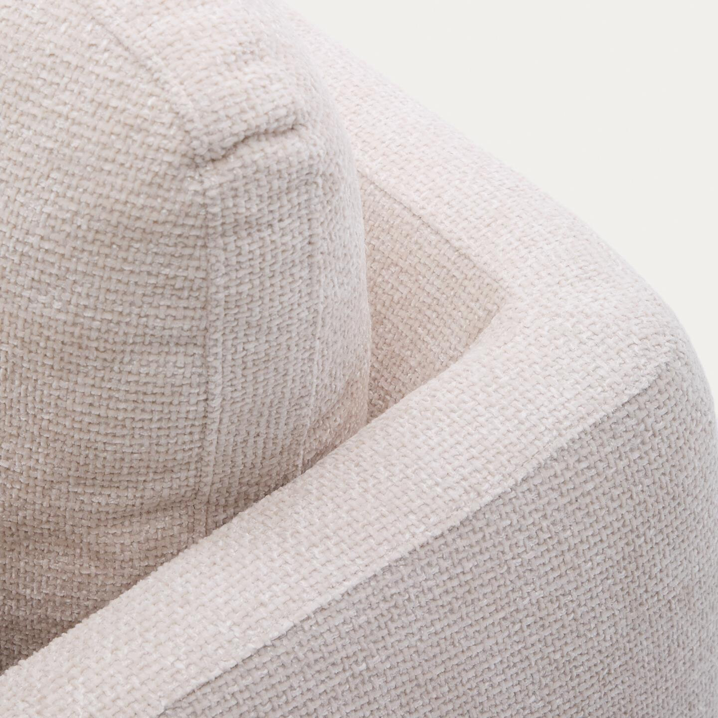 Kave Home 3-zits Slaapbank 'Laira' Chenille, kleur Beige