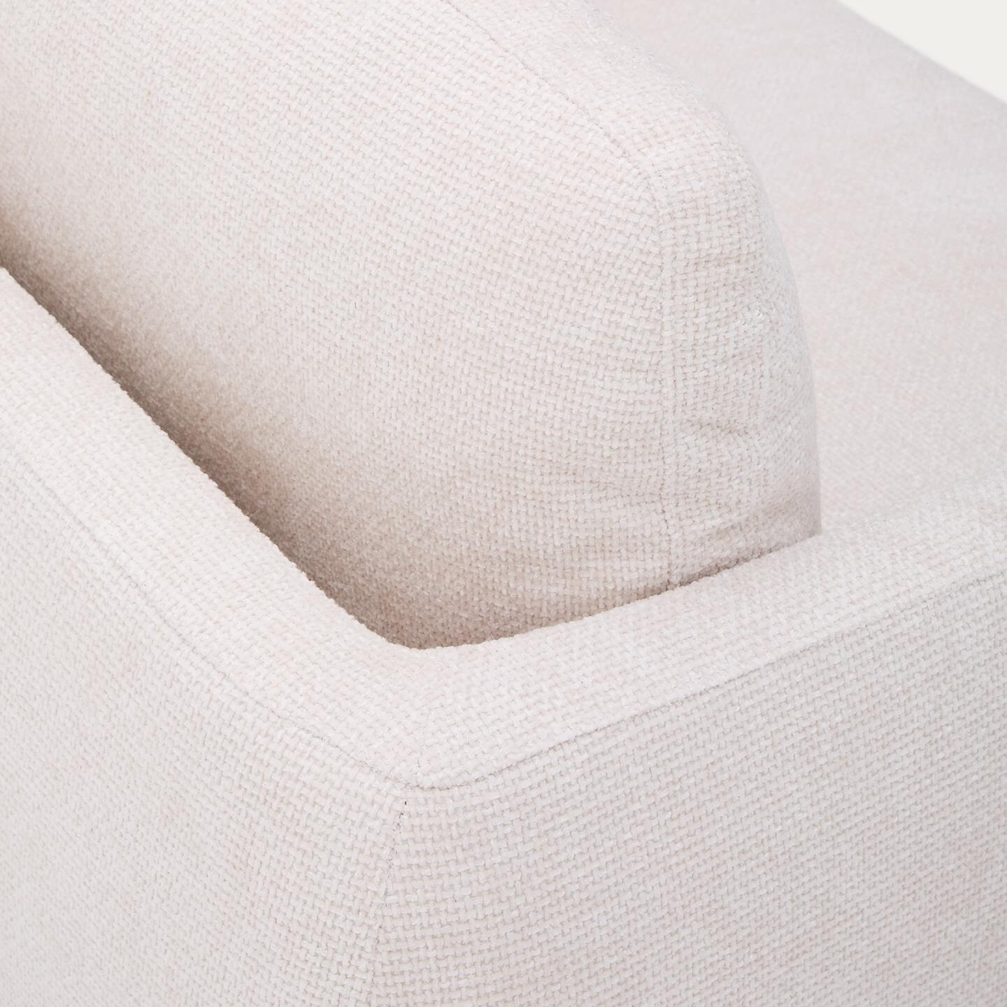 Kave Home 3-zits Slaapbank 'Laira' Chenille, kleur Beige