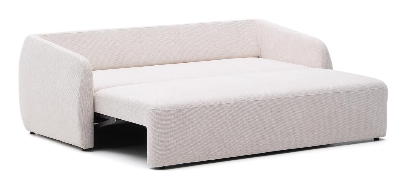 Kave Home 3-zits Slaapbank 'Laira' Chenille, kleur Beige