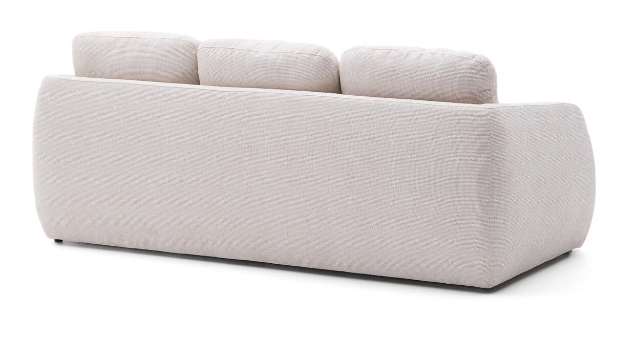 Kave Home 3-zits Slaapbank 'Laira' Chenille, kleur Beige