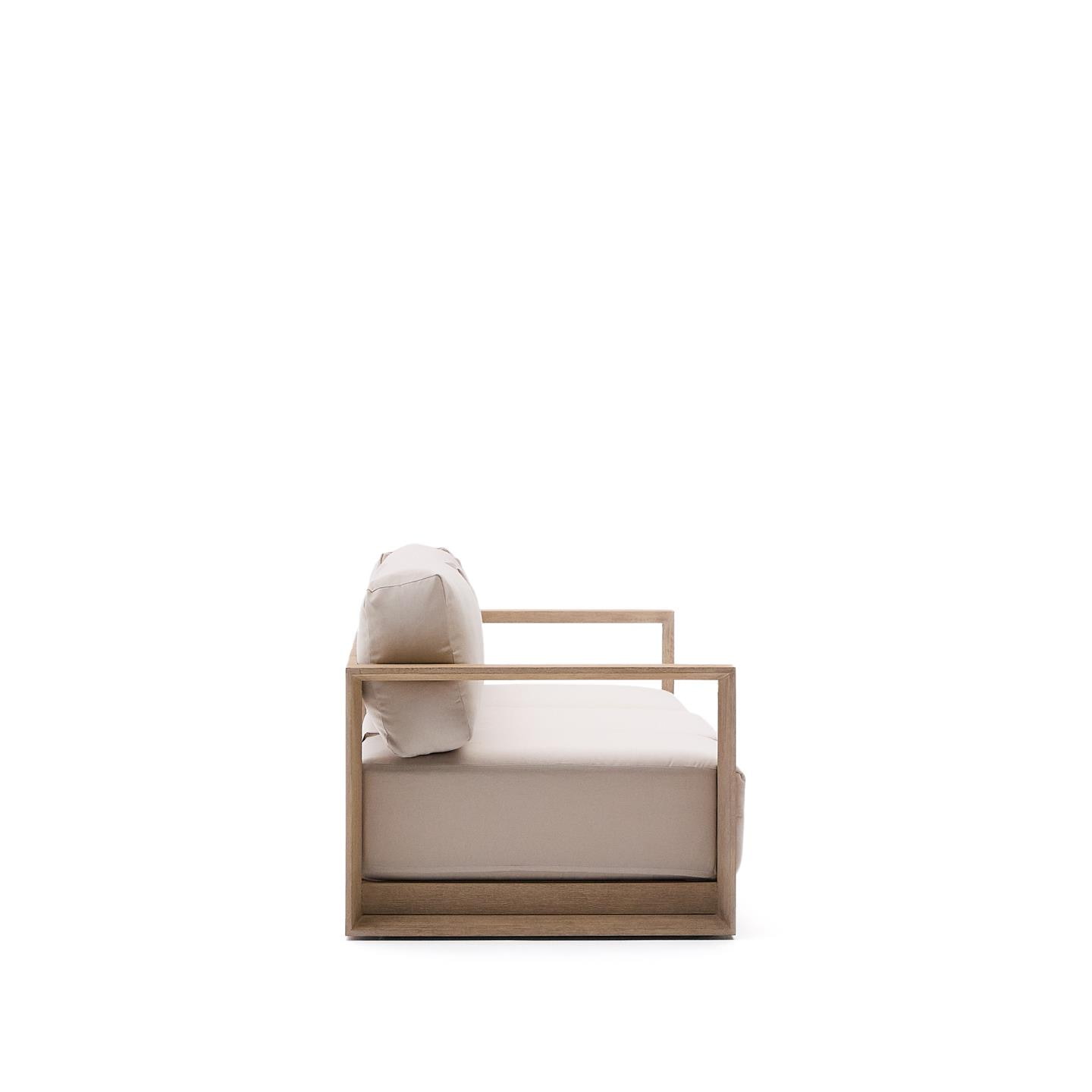 Kave Home 3-zits Loungebank 'Ambra' Acaciahout