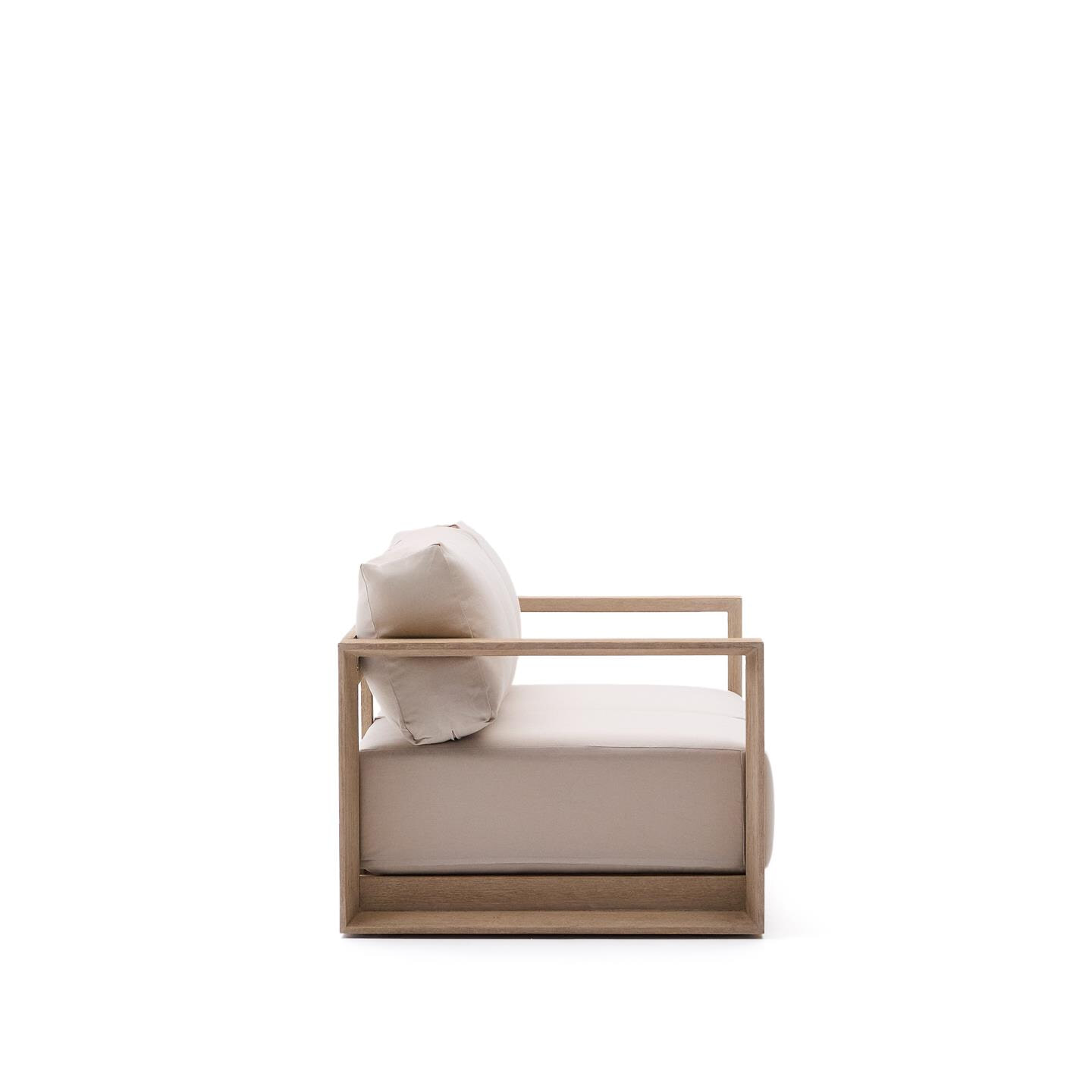 Kave Home 2-zits Loungebank 'Ambra' Acaciahout