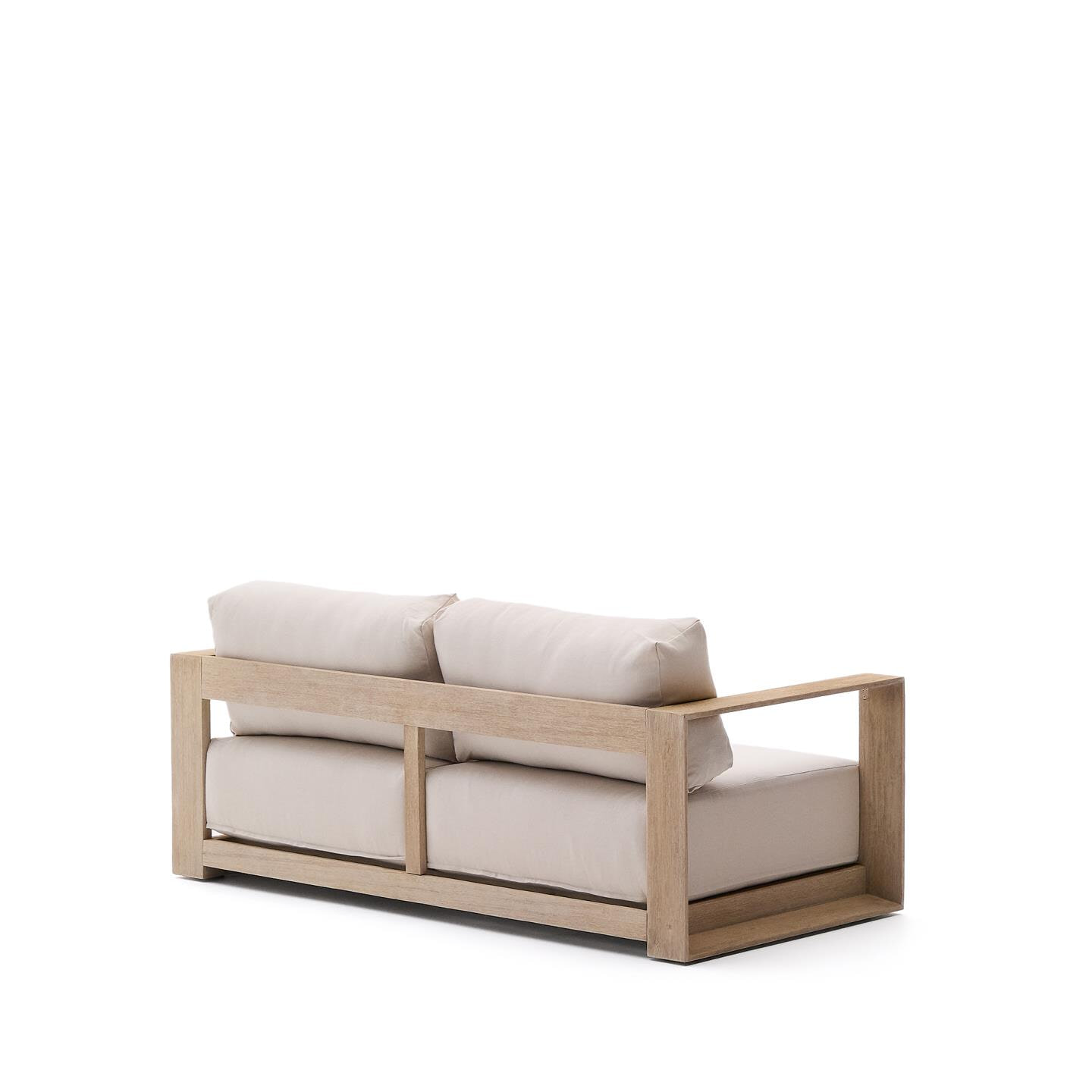Kave Home 2-zits Loungebank 'Ambra' Acaciahout