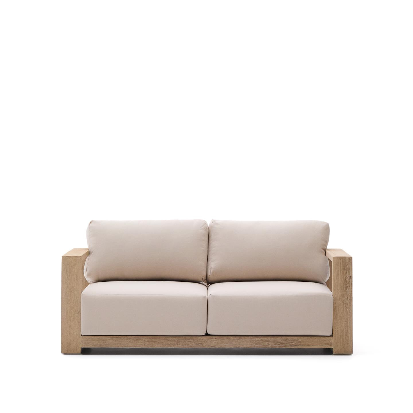 Kave Home 2-zits Loungebank 'Ambra' Acaciahout