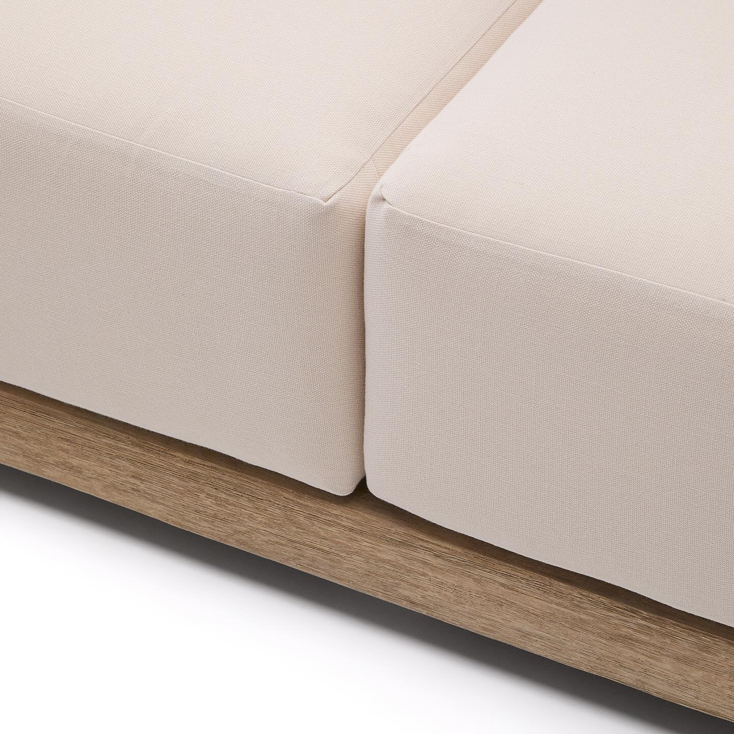 Kave Home 2-zits Loungebank 'Ambra' Acaciahout