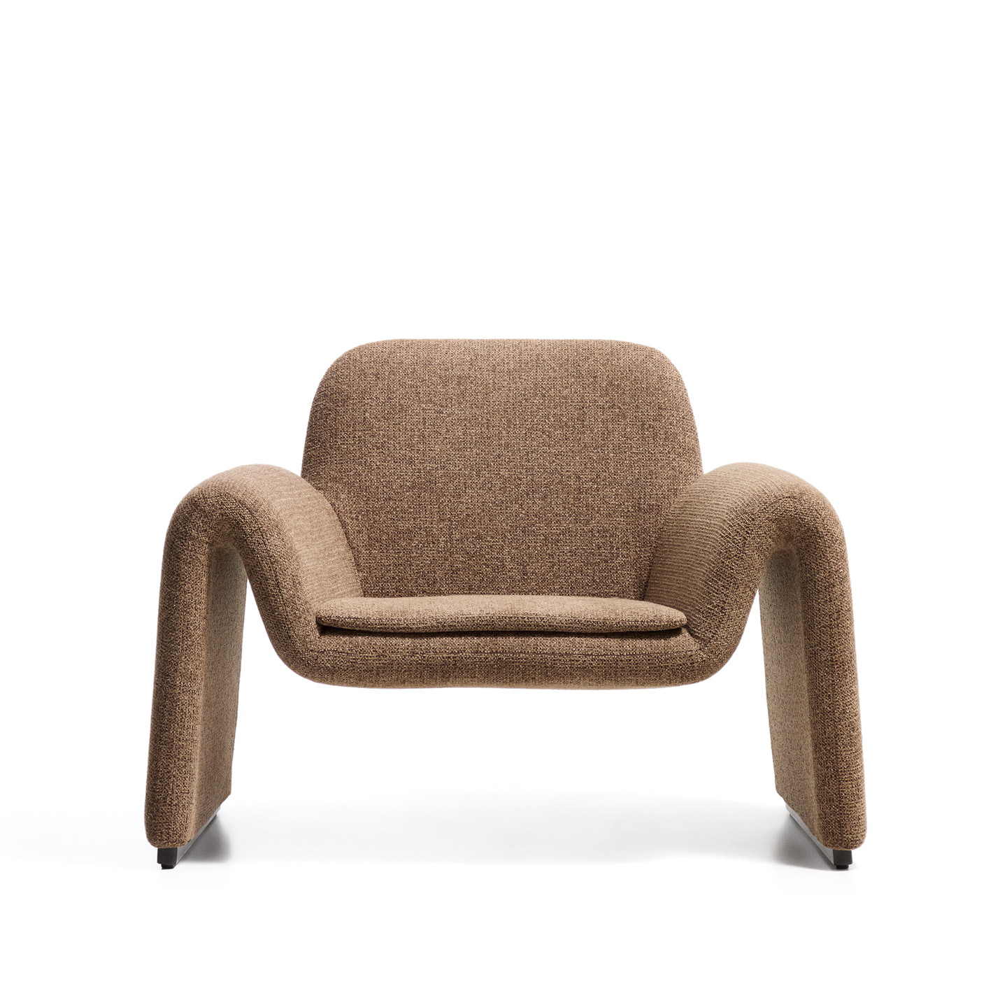 Kave Home Fauteuil Melvia Chenille - Bruin