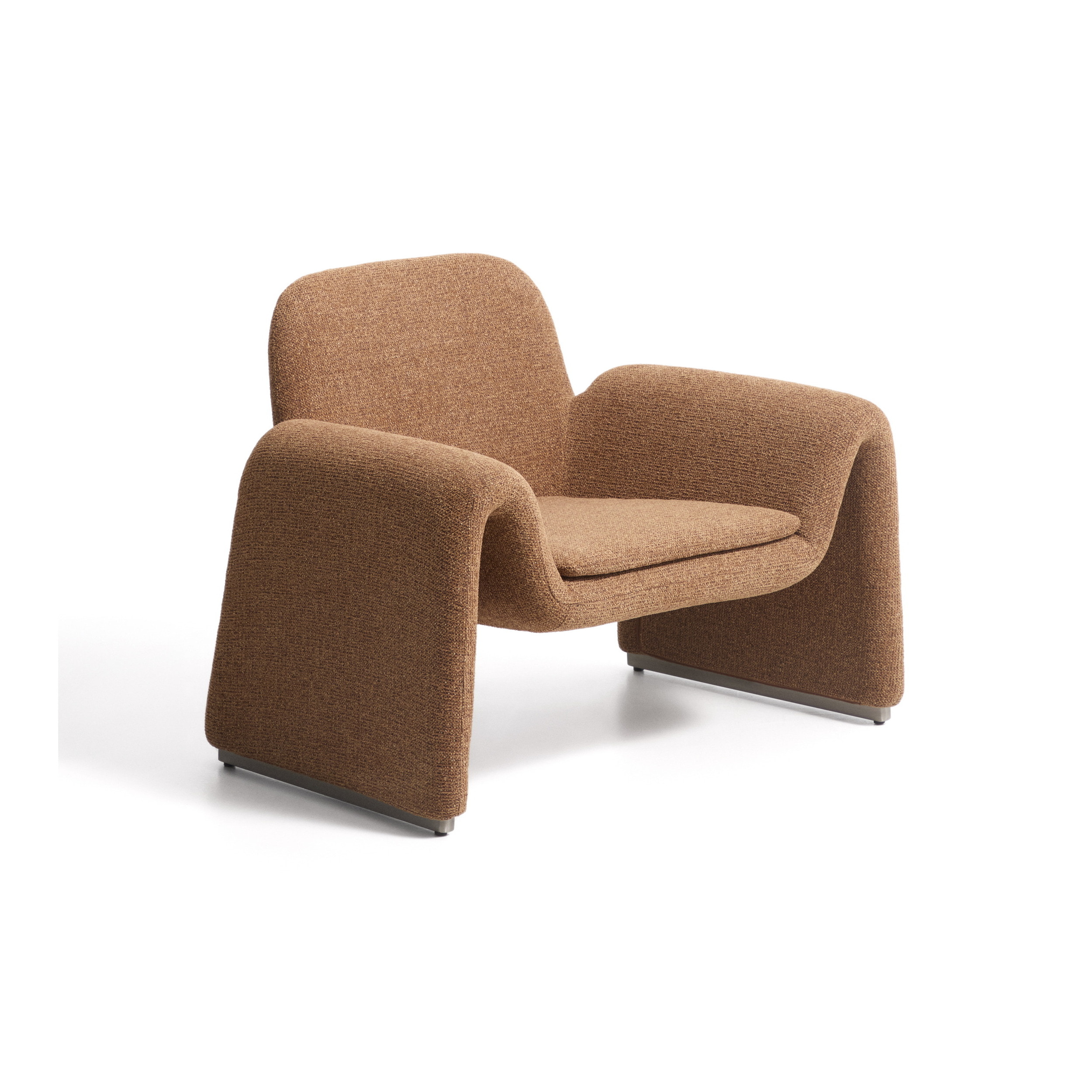 Kave Home Fauteuil Melvia Chenille - Terracotta