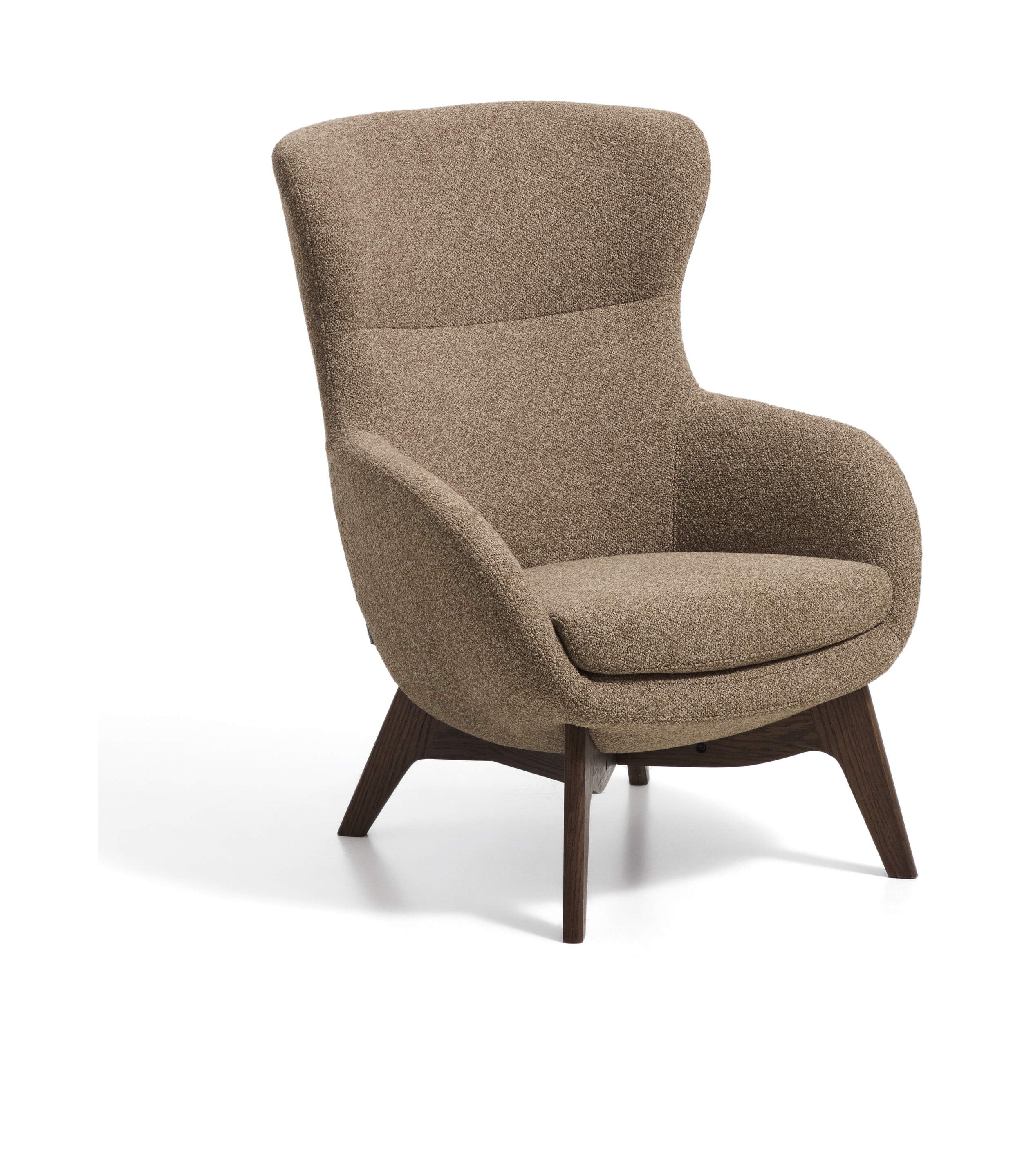 Kave Home Fauteuil Adiran Chenille - Lichtbruin