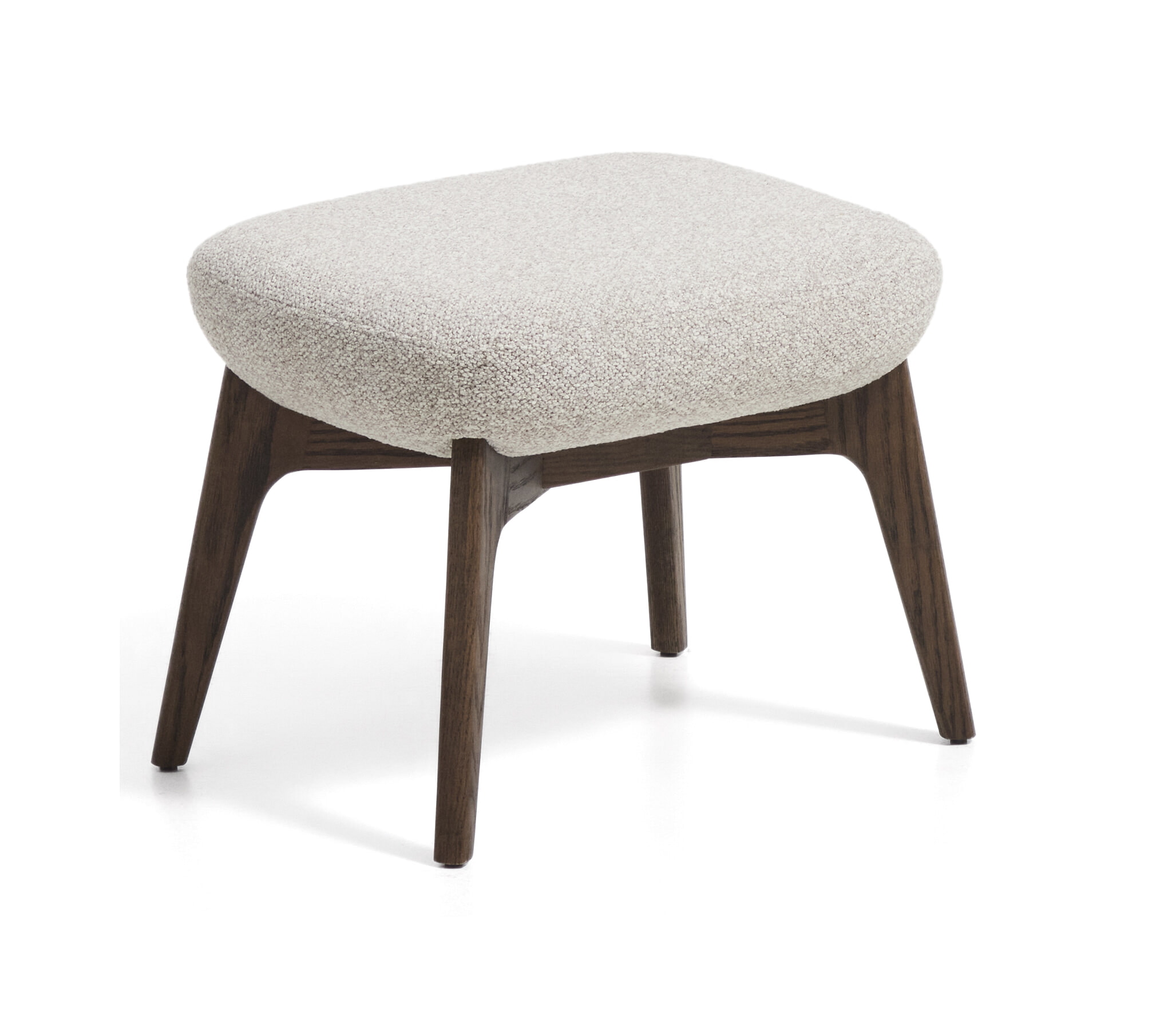 Kave Home Hocker Adiran Chenille - Beige