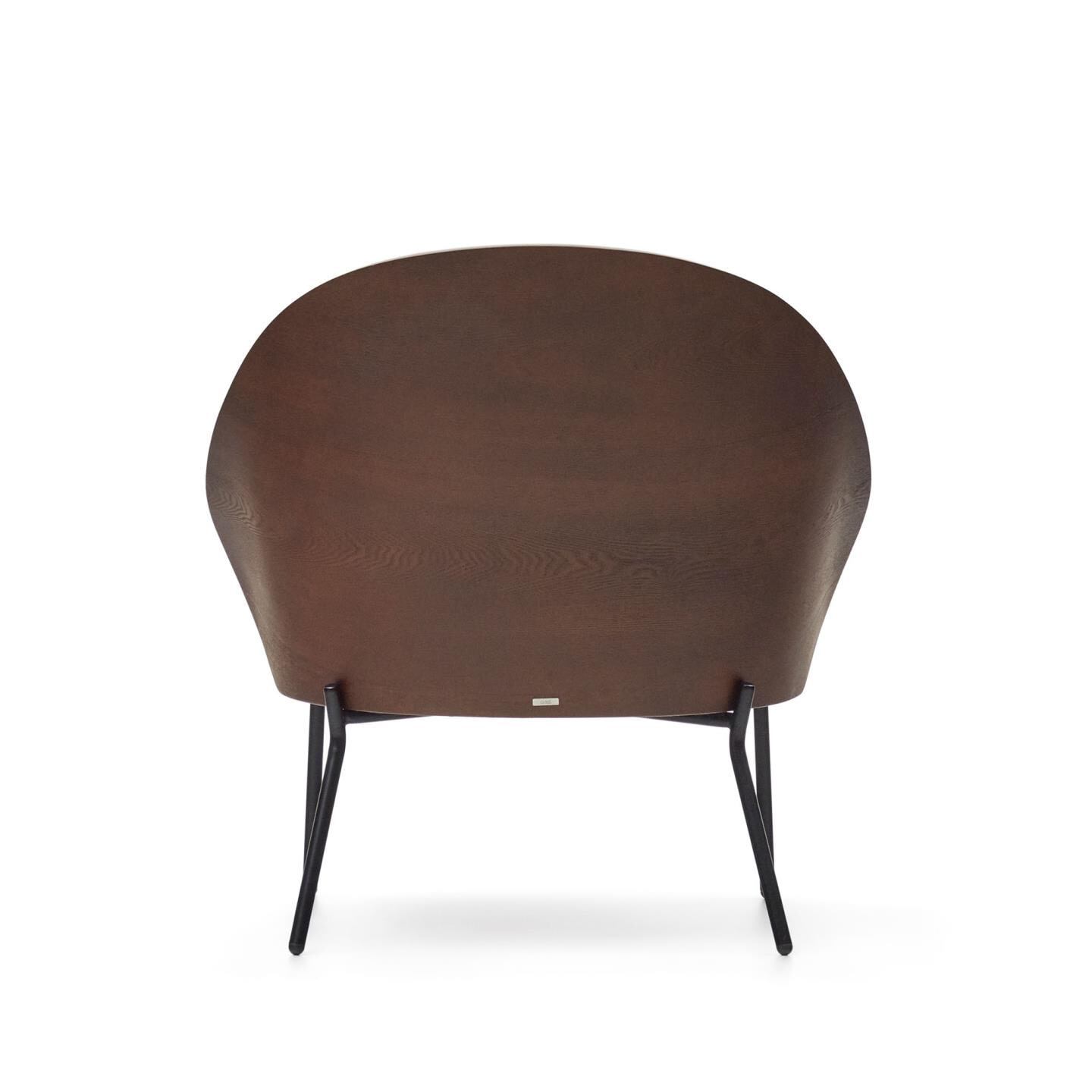 Kave Home Fauteuil 'Eamy' Essenhout, kleur Lichtbruin