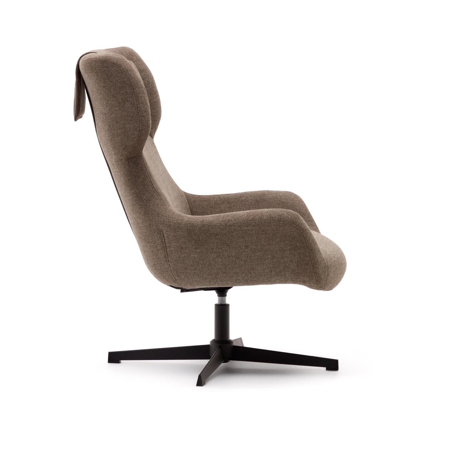 Kave Home Draaifauteuil 'Zalina' kleur Bruin