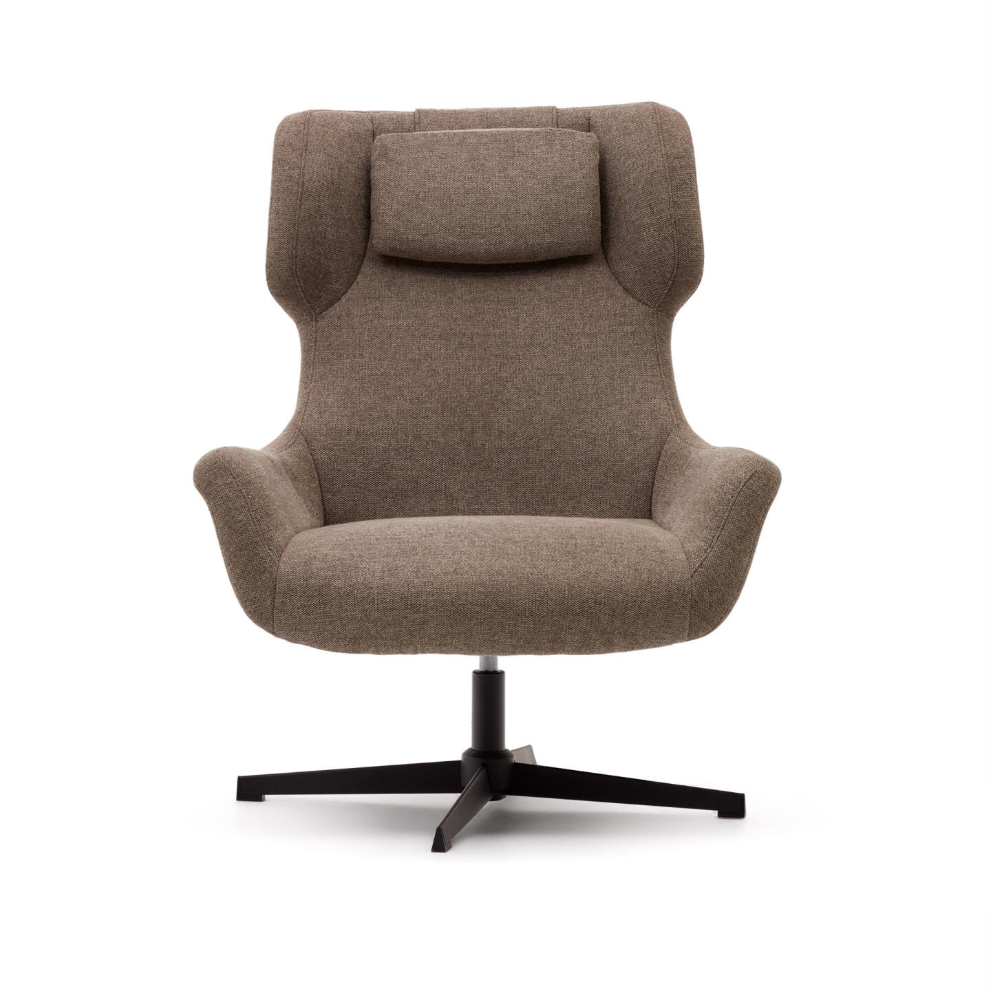 Kave Home Draaifauteuil 'Zalina' kleur Bruin