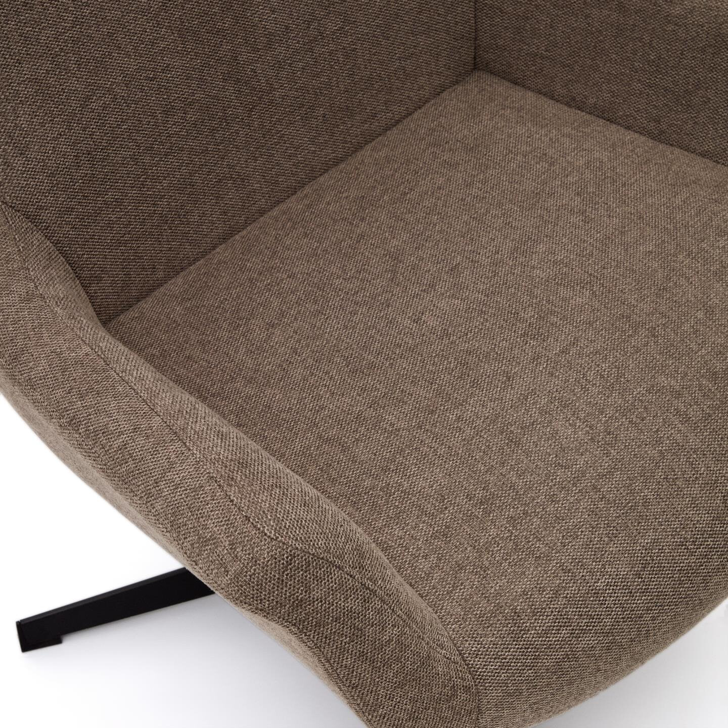 Kave Home Draaifauteuil 'Zalina' kleur Bruin