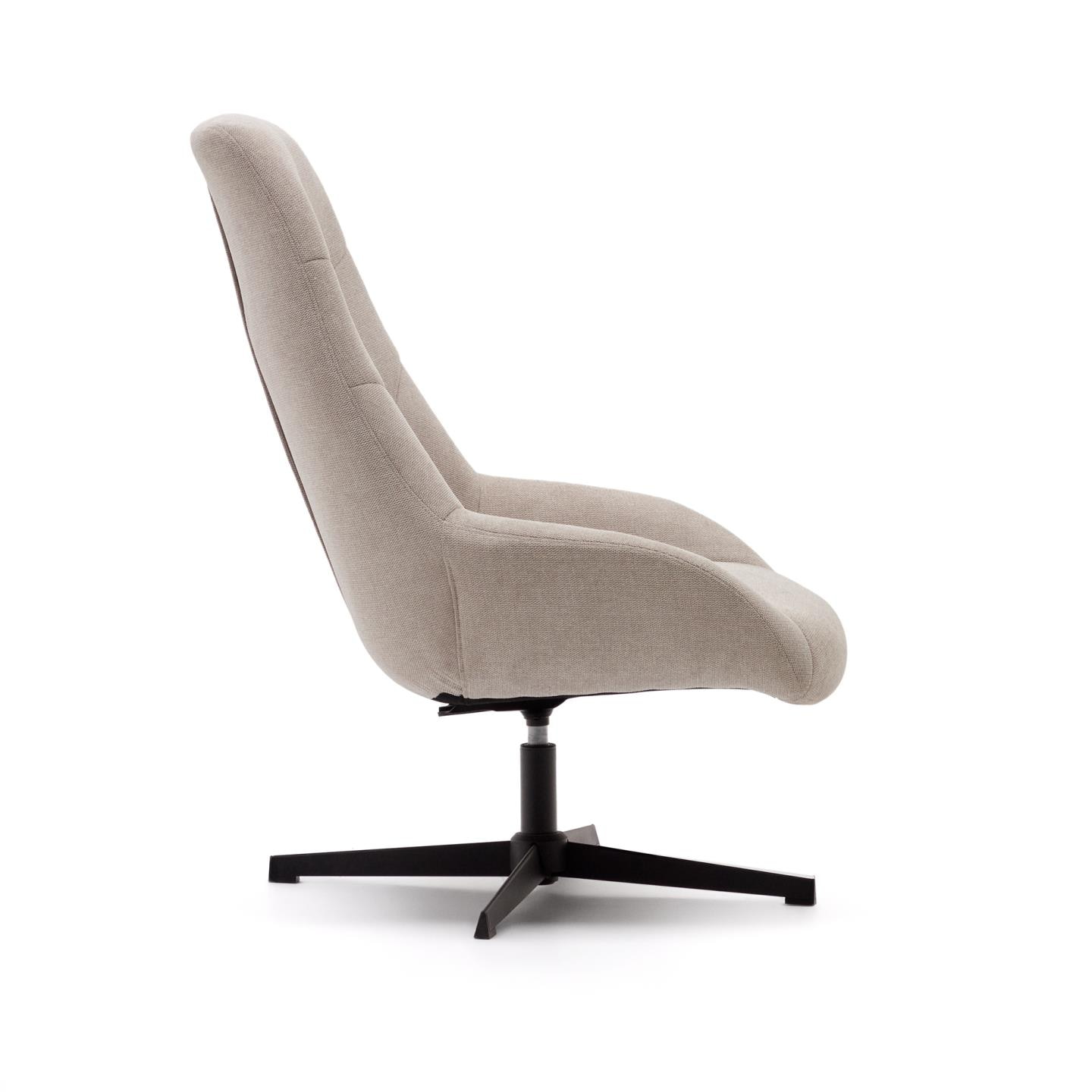 Kave Home Draaifauteuil 'Celida' kleur Beige