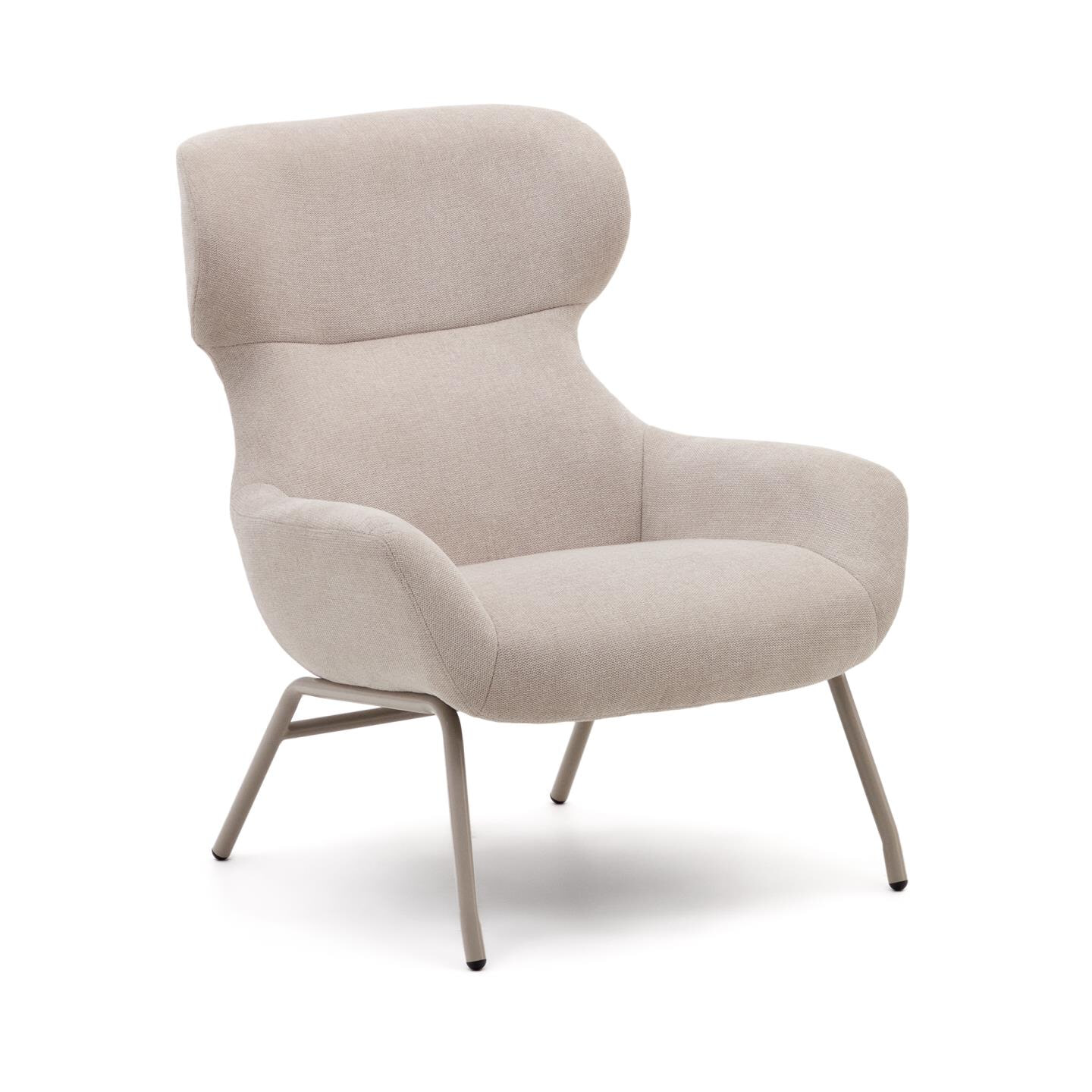 Kave Home Fauteuil 'Belina' kleur Beige