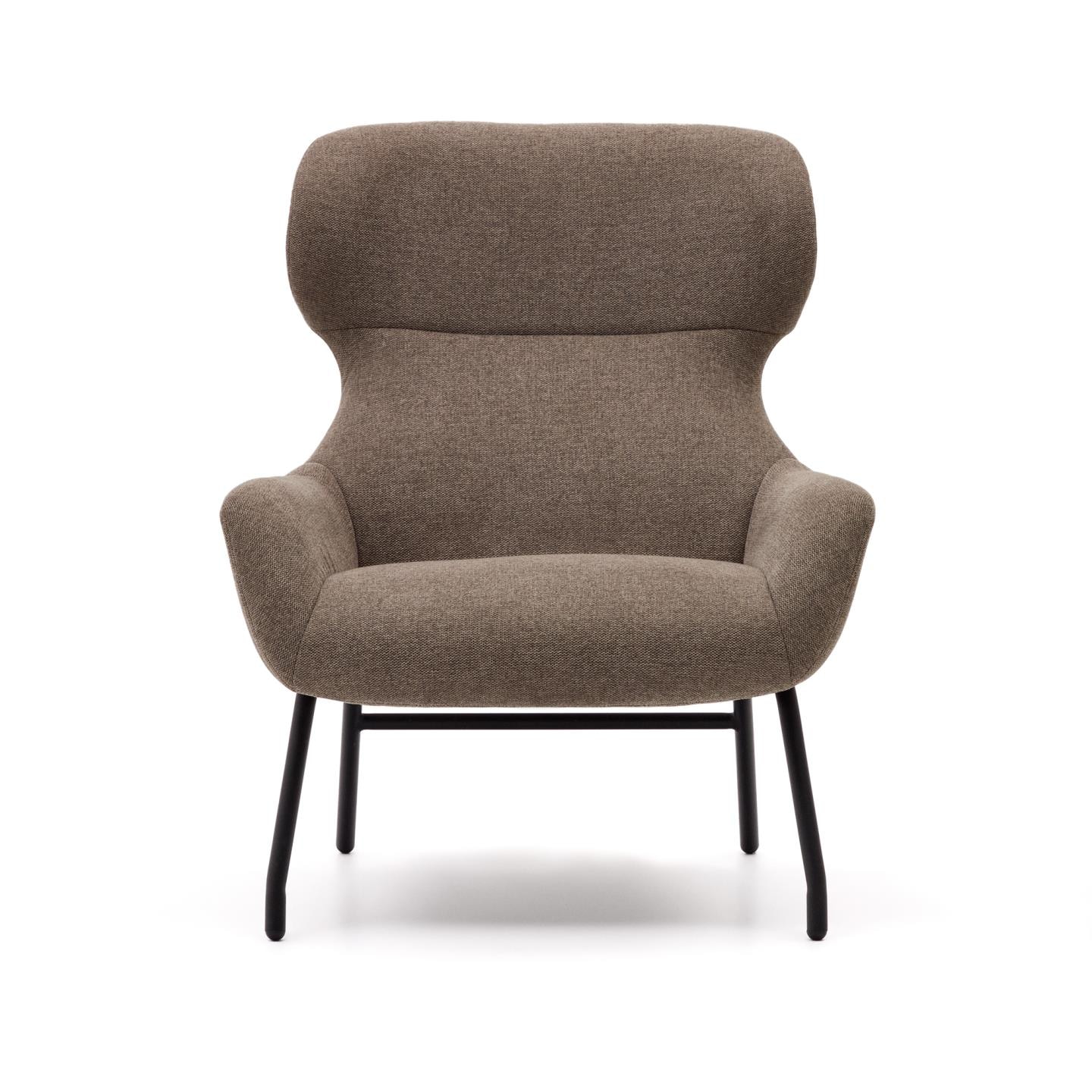 Kave Home Fauteuil 'Belina' kleur Lichtbruin