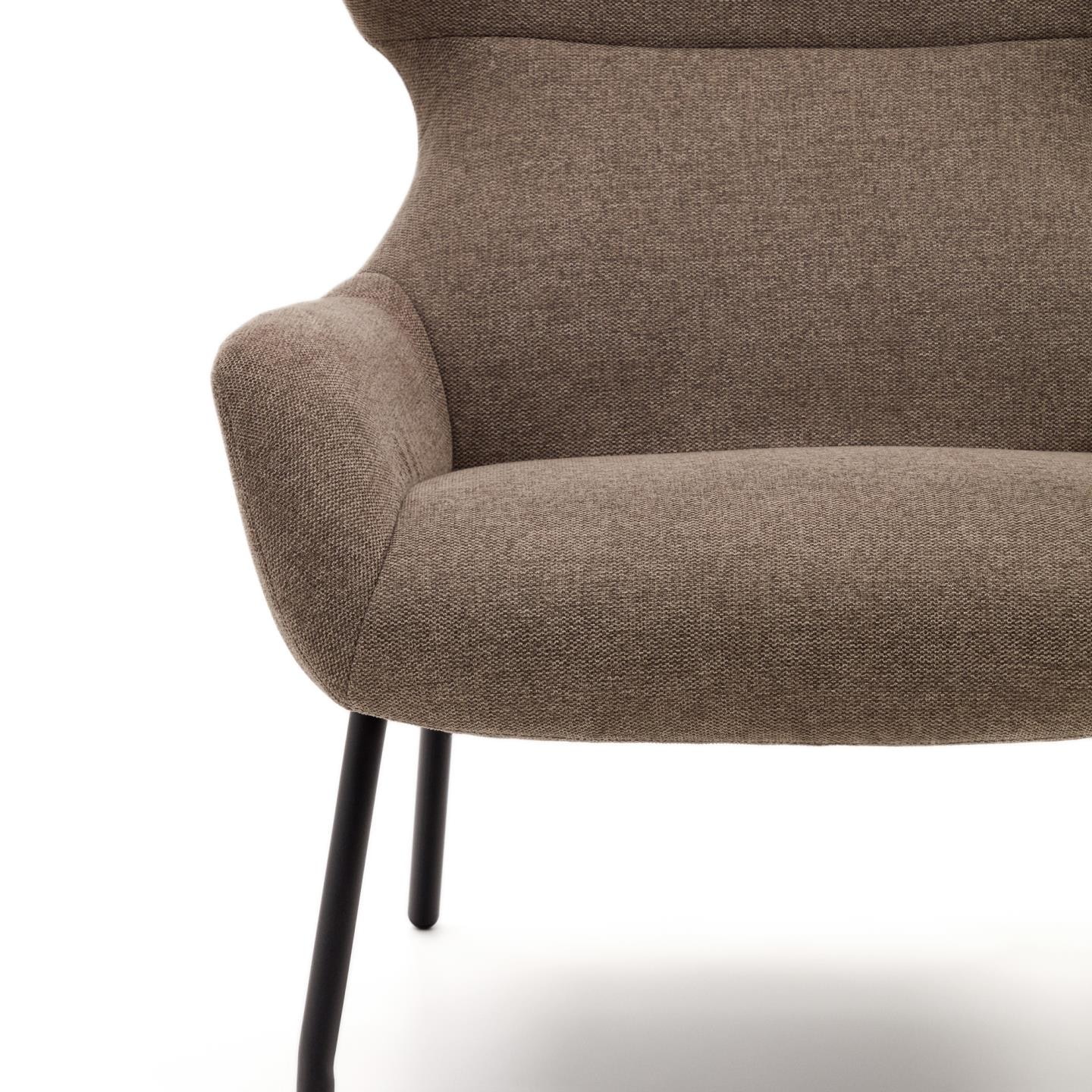 Kave Home Fauteuil 'Belina' kleur Lichtbruin