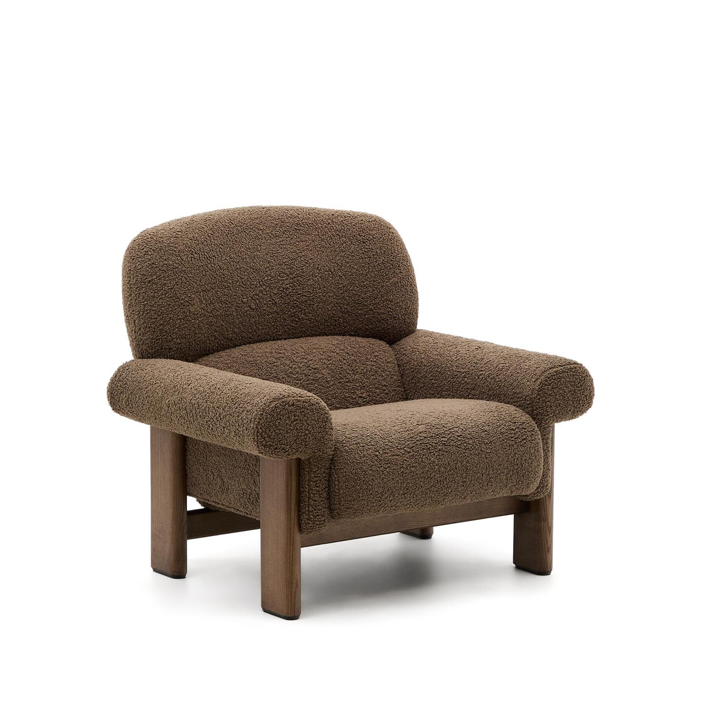 Kave Home Fauteuil Cabana Bouclé - Taupe