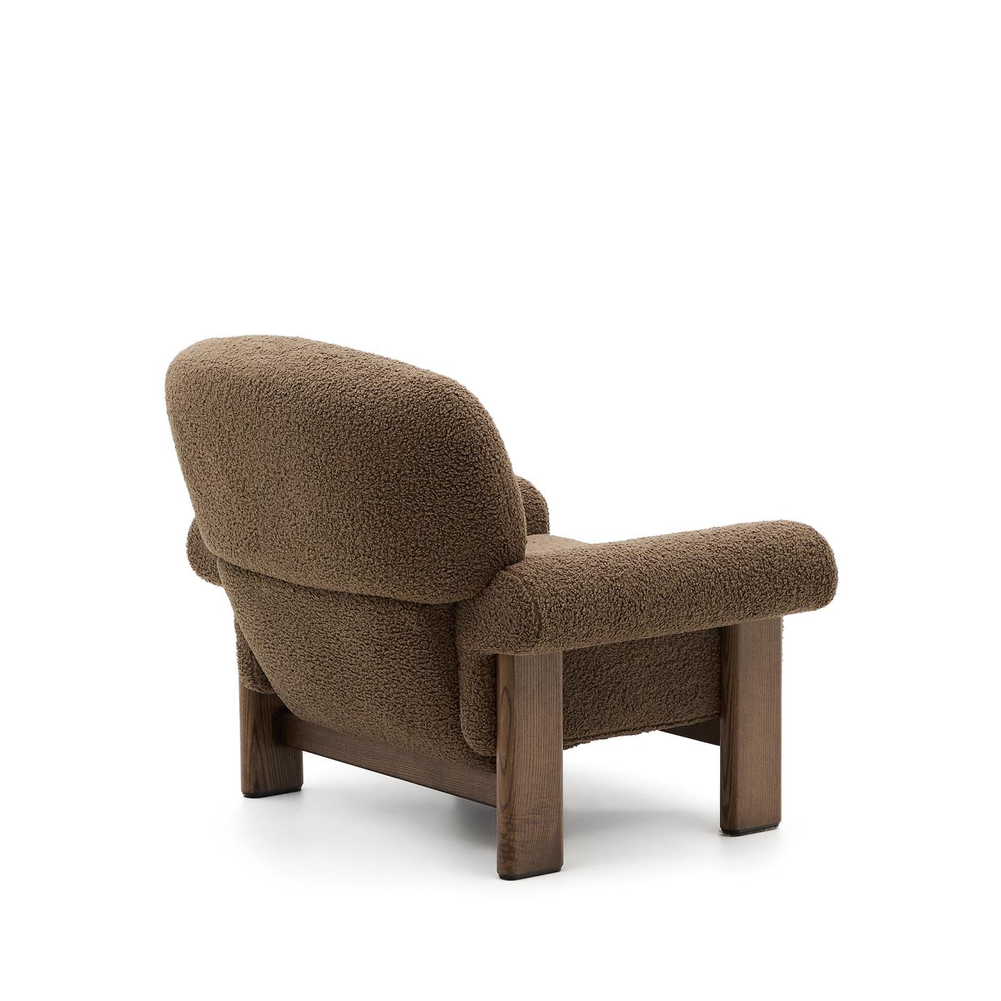 Kave Home Fauteuil 'Cabana' Bouclé, kleur Taupe