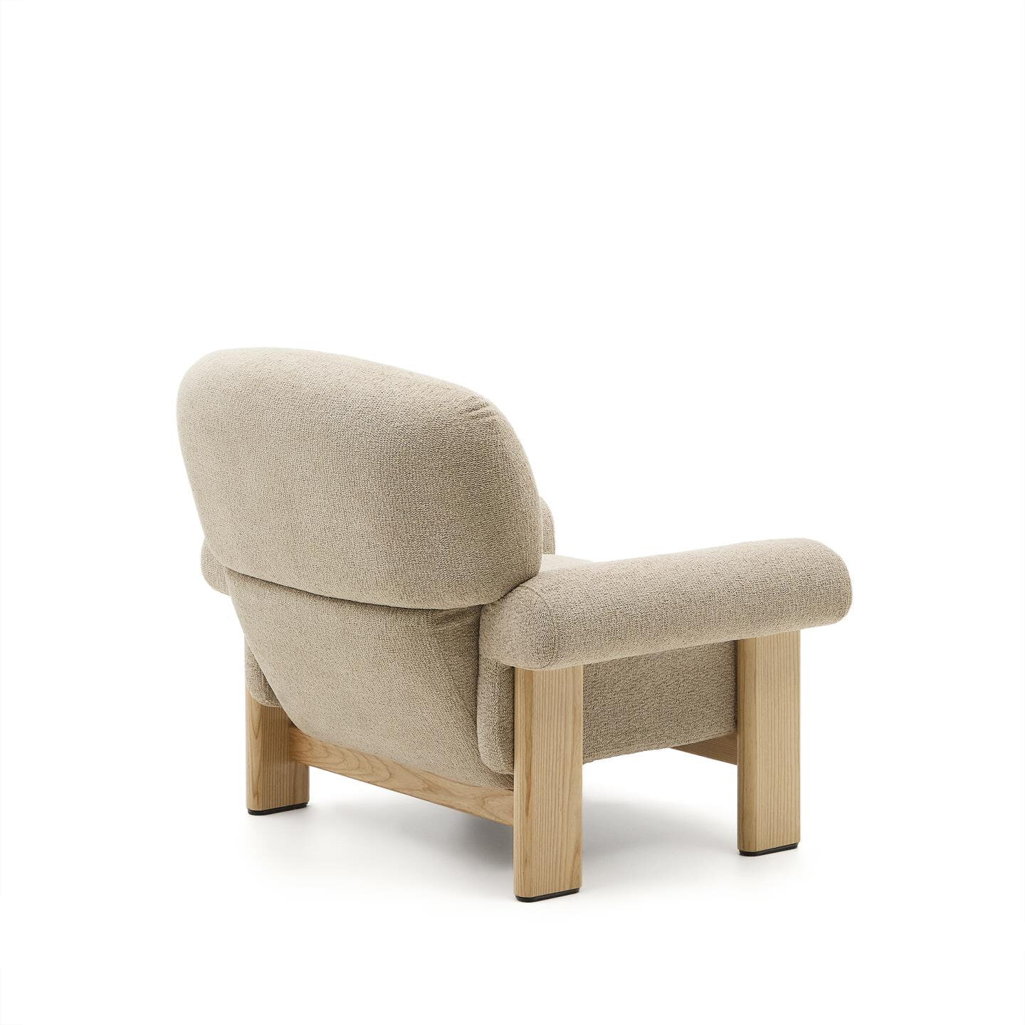 Kave Home Fauteuil 'Cabana' Chenille, kleur Beige