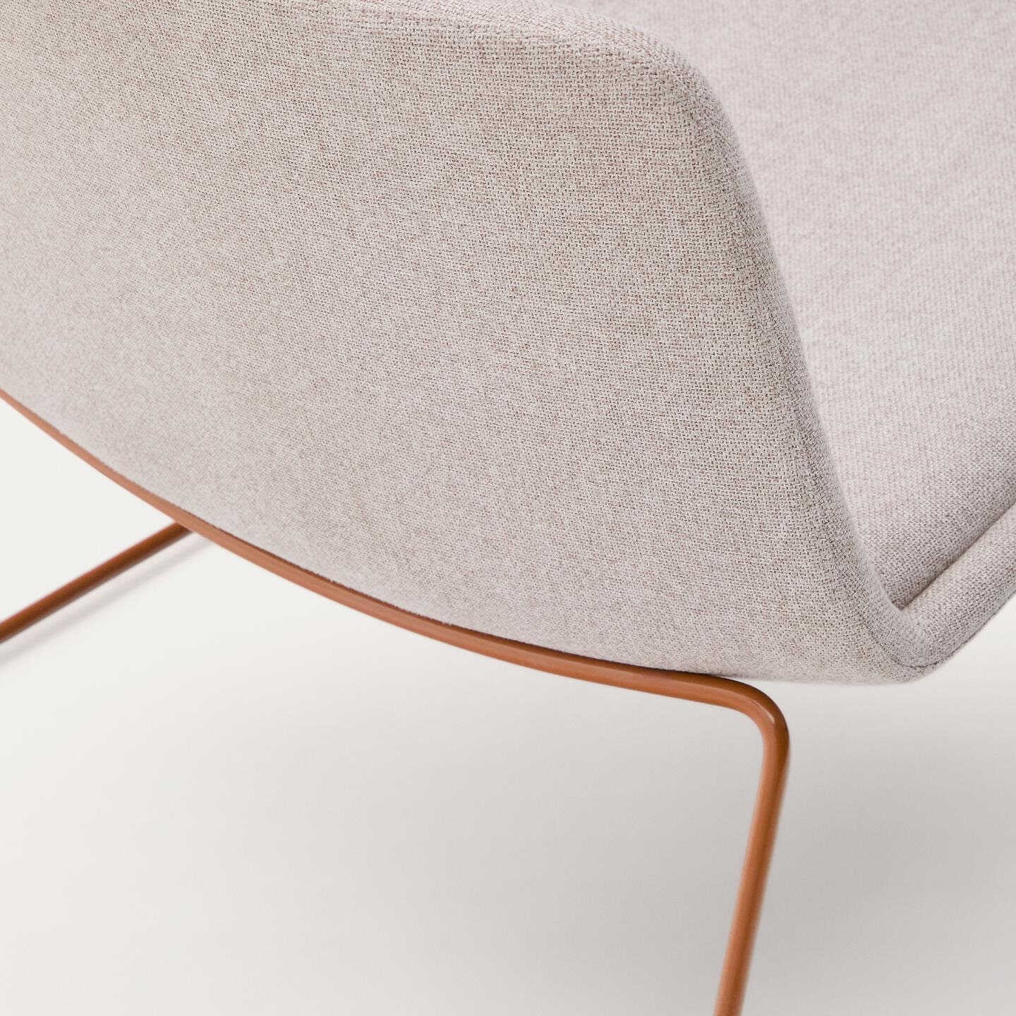 Kave Home Fauteuil 'Zahara' kleur Beige/Terracotta