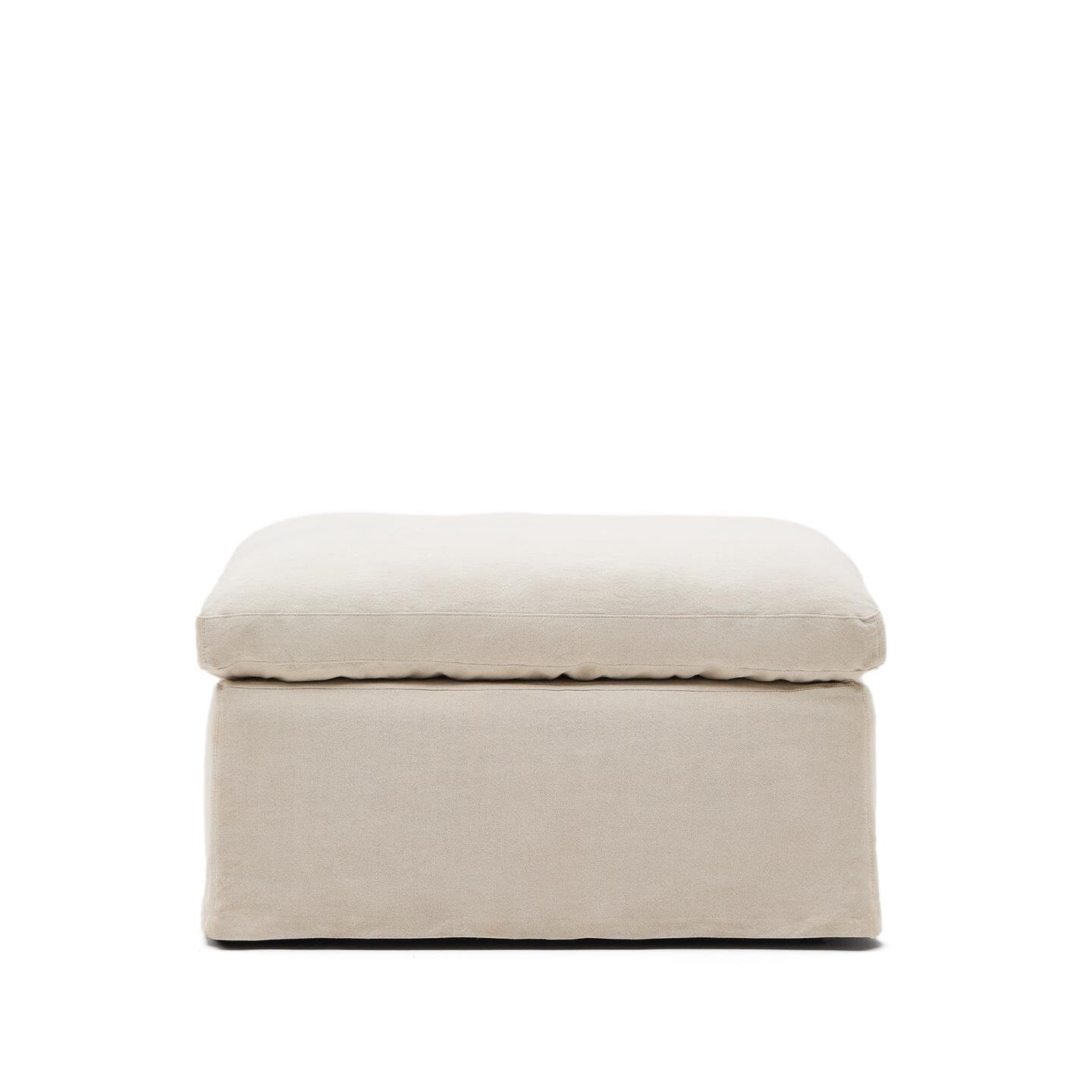 Kave Home Hocker 'Zenira' kleur Beige