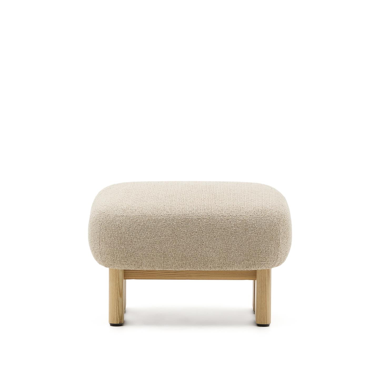 Kave Home Hocker 'Cabana' Chenille, kleur Beige