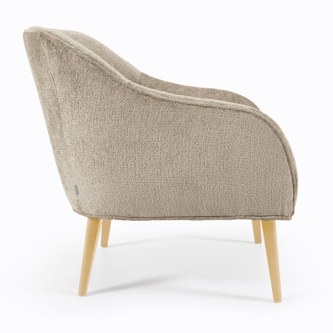 Kave Home Fauteuil 'Bobly' Chenille