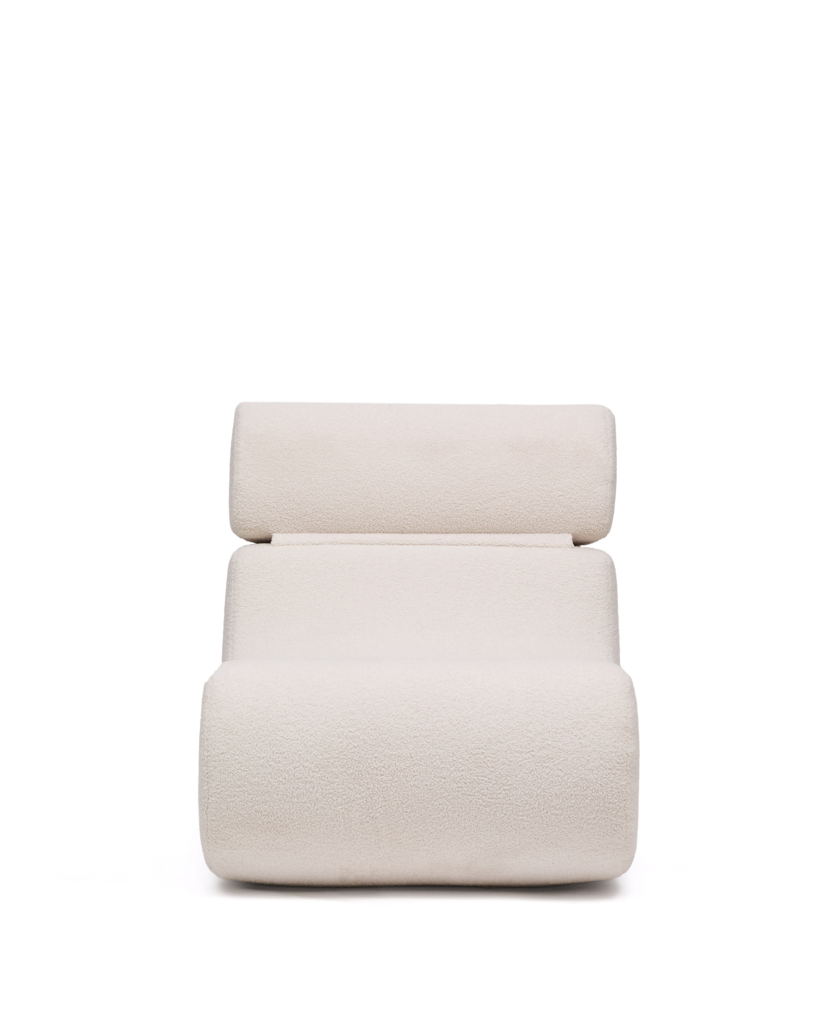 Kave Home Fauteuil 'Club' Bouclé, kleur Naturel