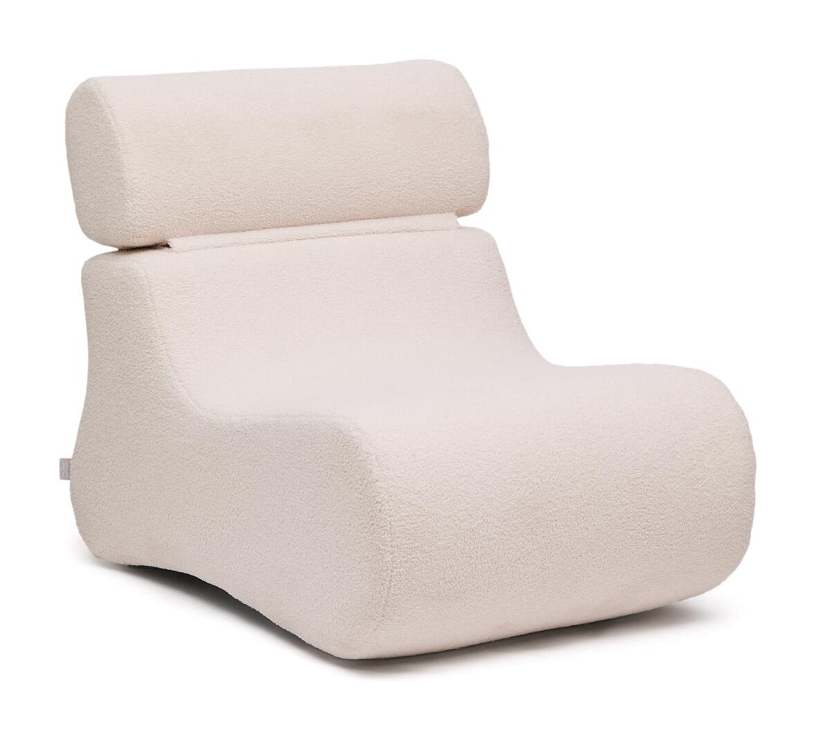 Kave Home Fauteuil Club Bouclé - Naturel