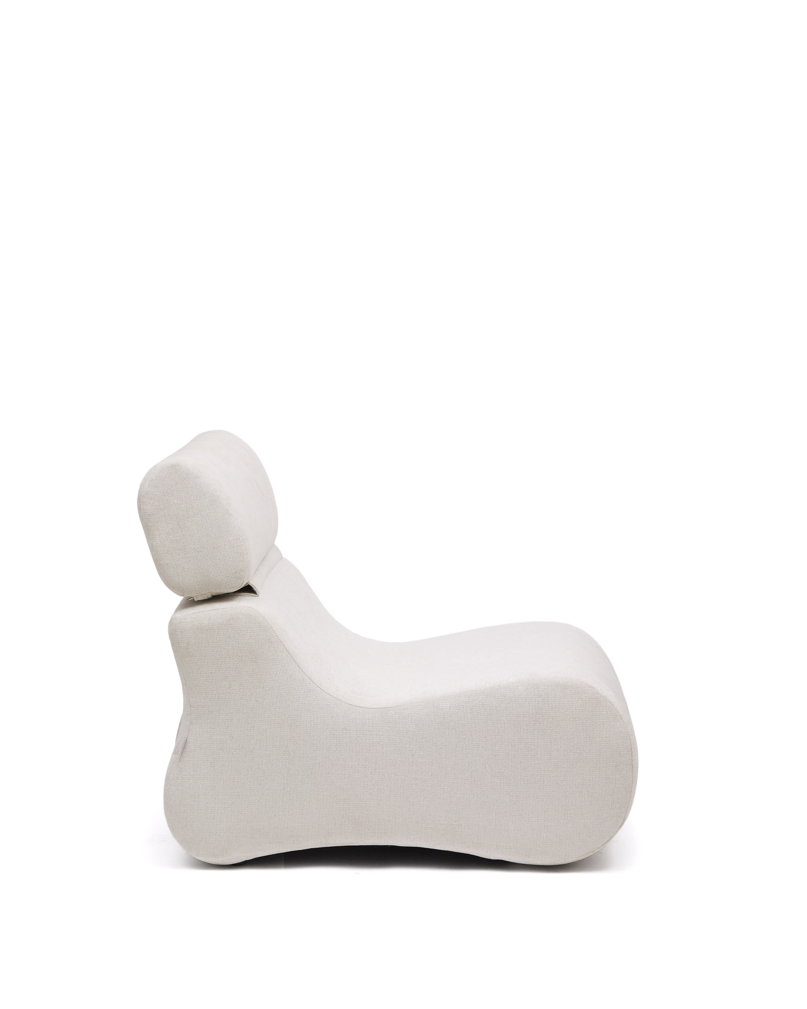 Kave Home Fauteuil 'Club' Chenille, kleur Naturel