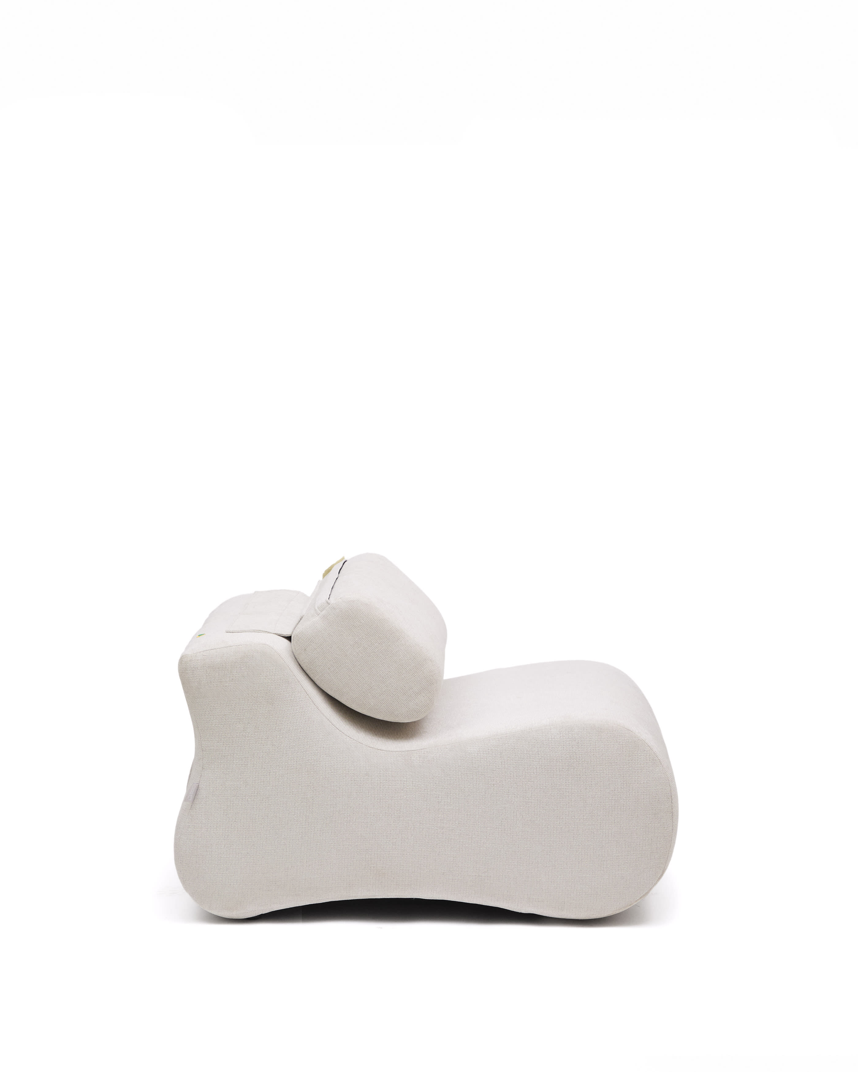 Kave Home Fauteuil 'Club' Chenille, kleur Naturel