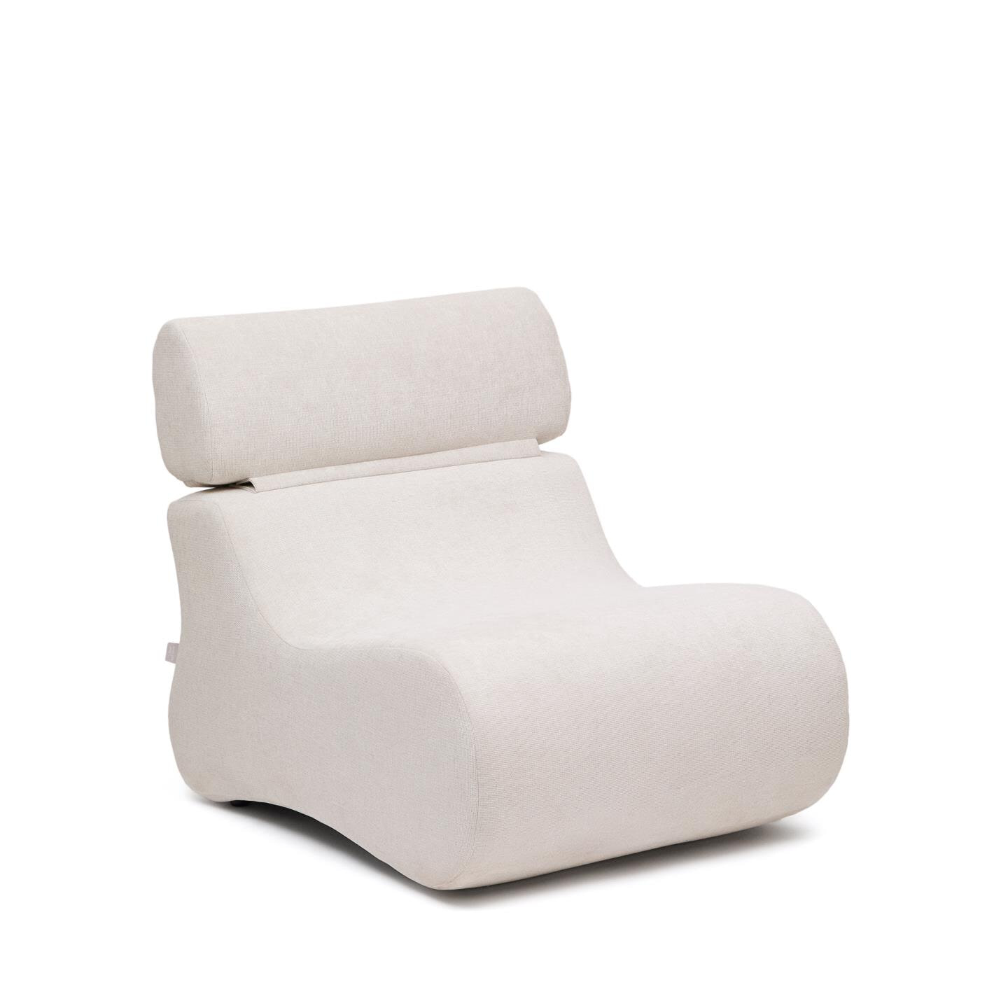 Kave Home Fauteuil Club Chenille - Naturel