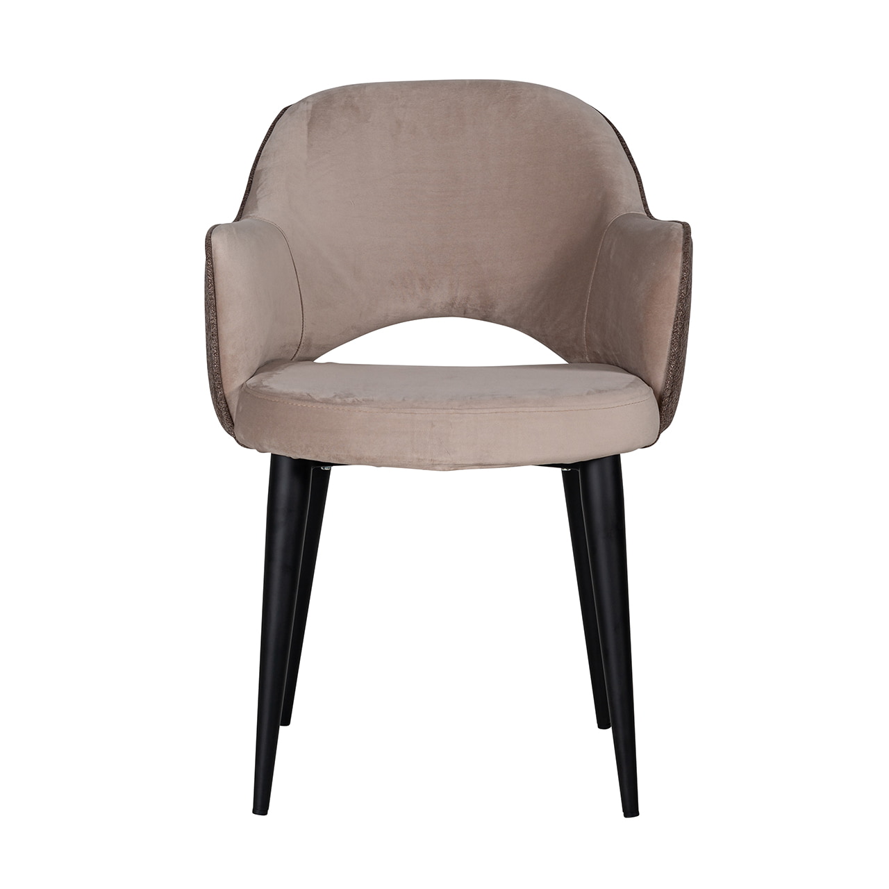 Richmond Eetkamerstoel 'Giovanna' Velvet, kleur Khaki