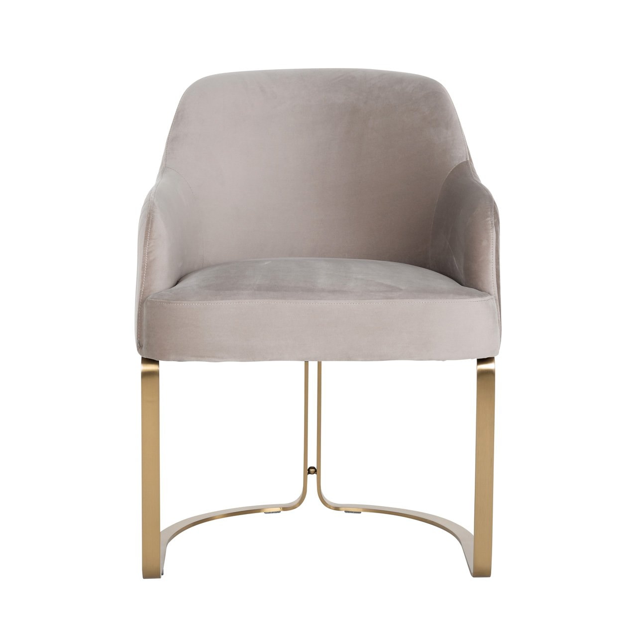 Richmond Eetkamerstoel 'Hadley' Velvet, kleur Khaki
