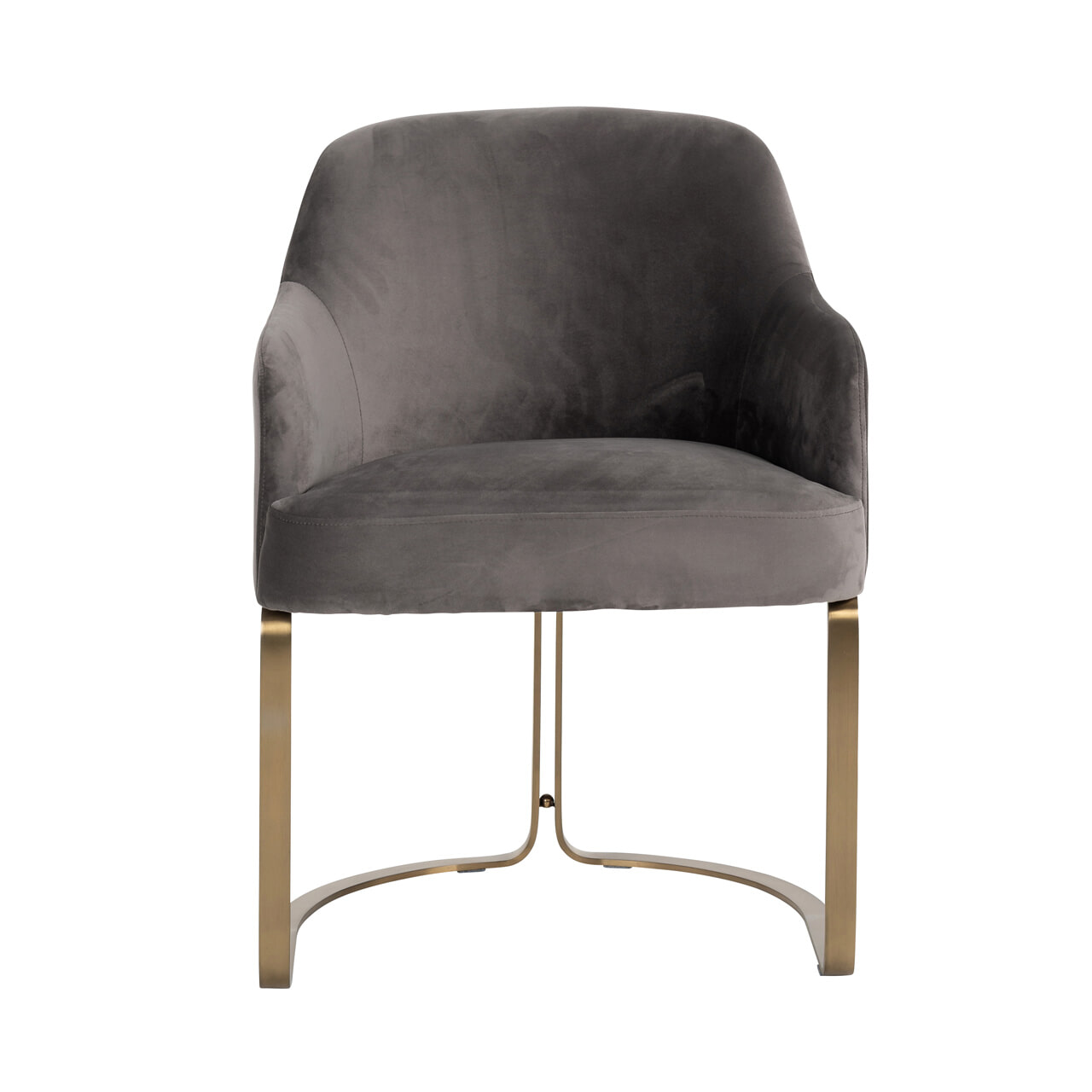 Richmond Eetkamerstoel 'Hadley' Velvet, kleur Stone