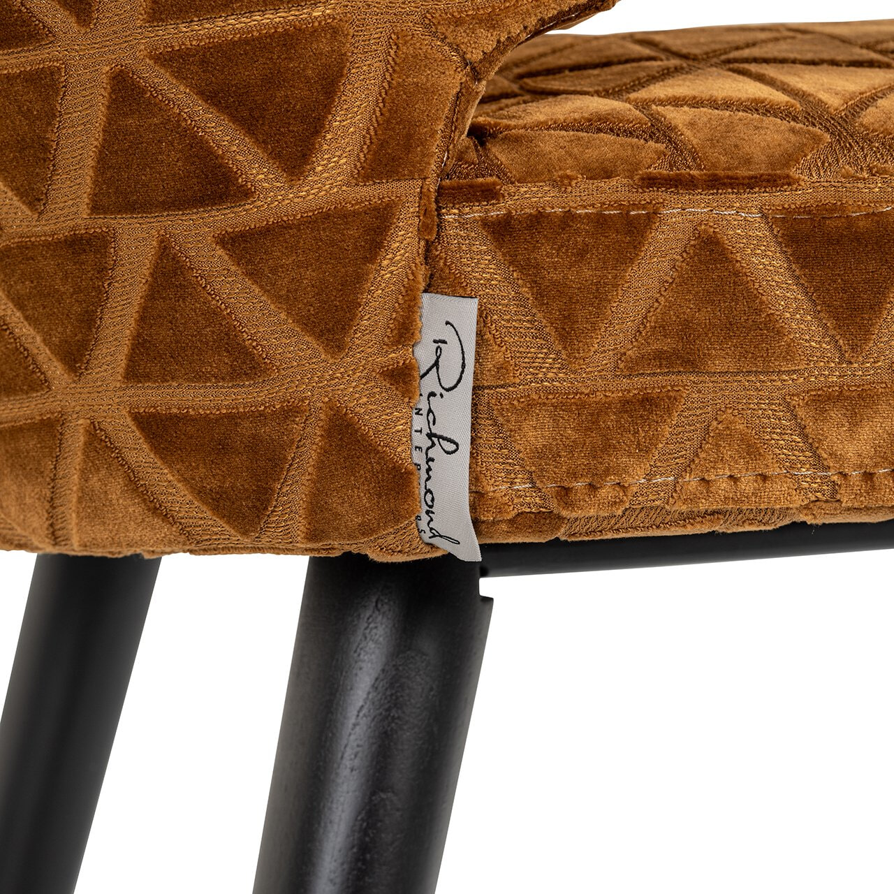 Richmond Eetkamerstoel 'Indigo' Triangle, kleur Goud