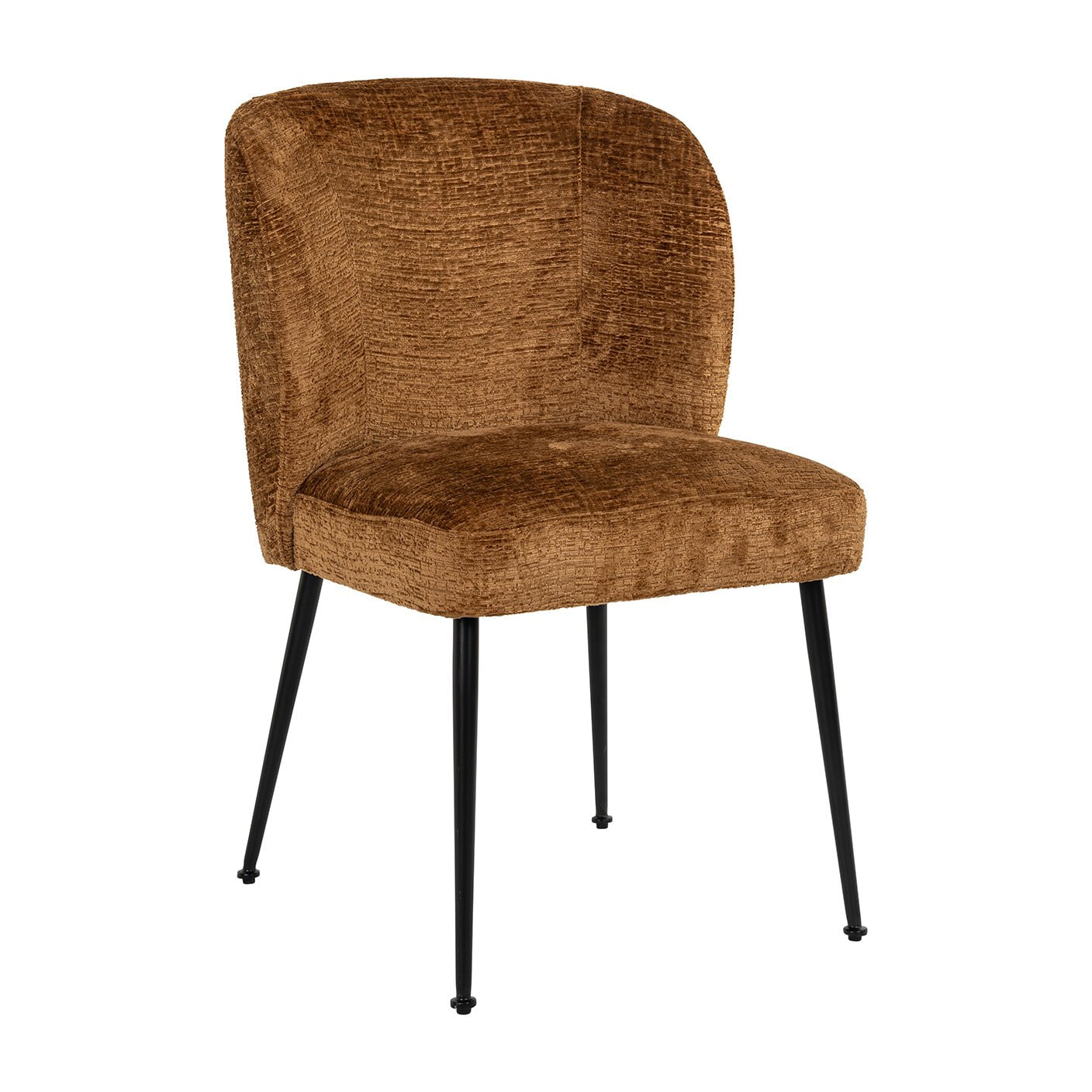 Richmond Eetkamerstoel Fallon Chenille - Cognac