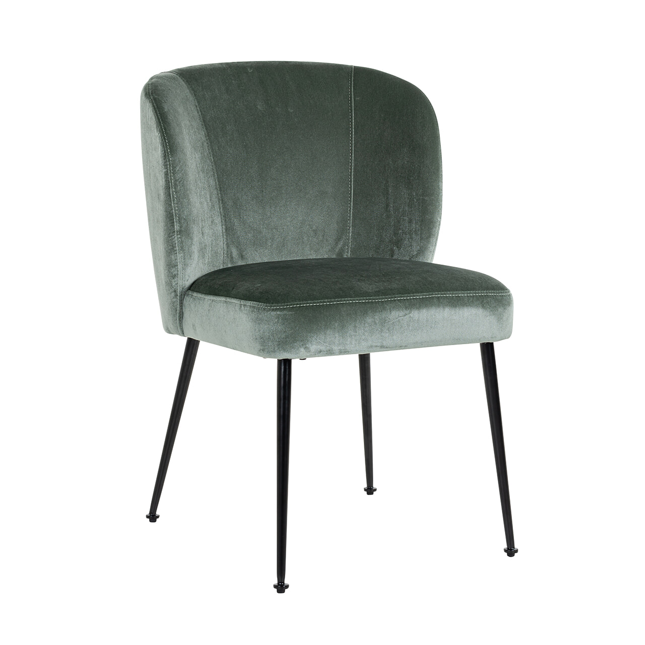 Richmond Eetkamerstoel 'Fallon' Velvet, kleur Jade Richmond Eetkamerstoel 'Fallon' Velvet, kleur Jade