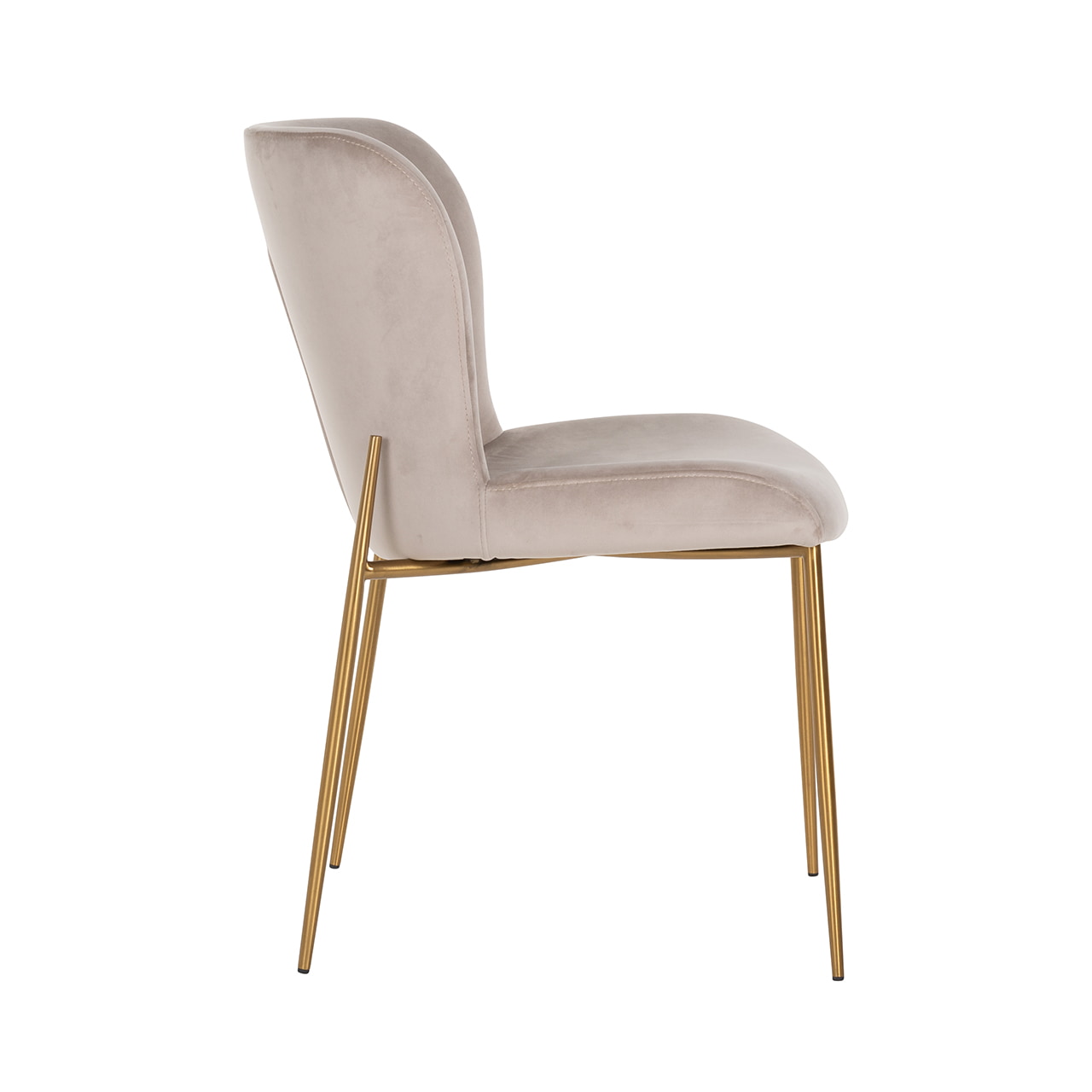 Richmond Eetkamerstoel 'Odessa' Velvet, kleur Khaki