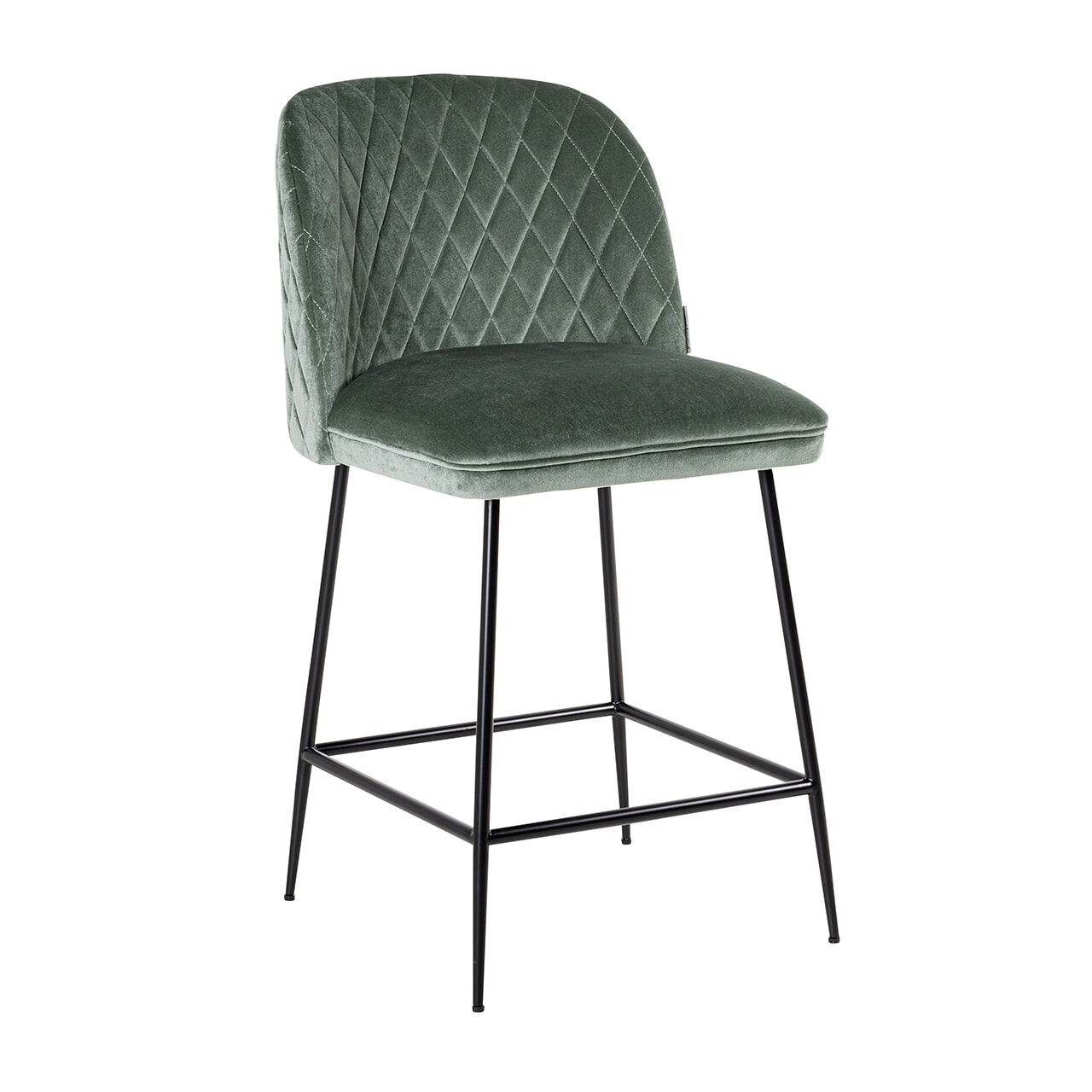 Richmond Barstoel 'Pullitzer' Velvet, kleur Jade-groen (zithoogte 69cm) Richmond Barstoel 'Pullitzer' Velvet, kleur Jade-groen (zithoogte 69cm)