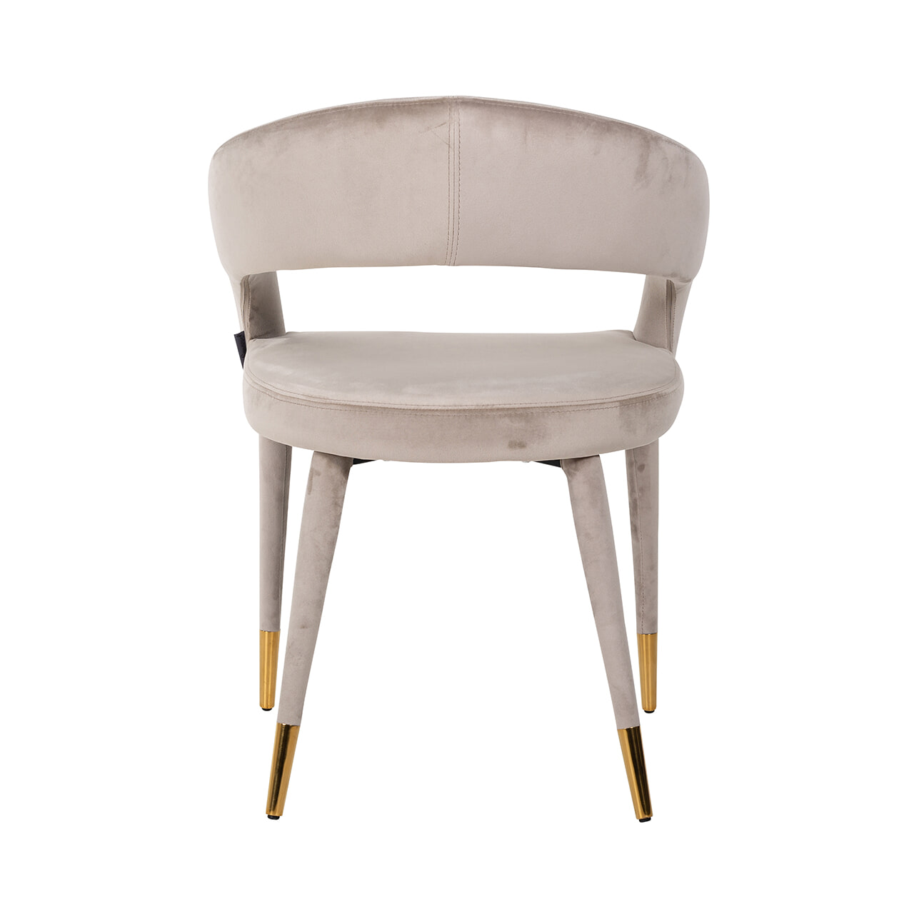 Richmond Eetkamerstoel 'Gia' Velvet, kleur Khaki