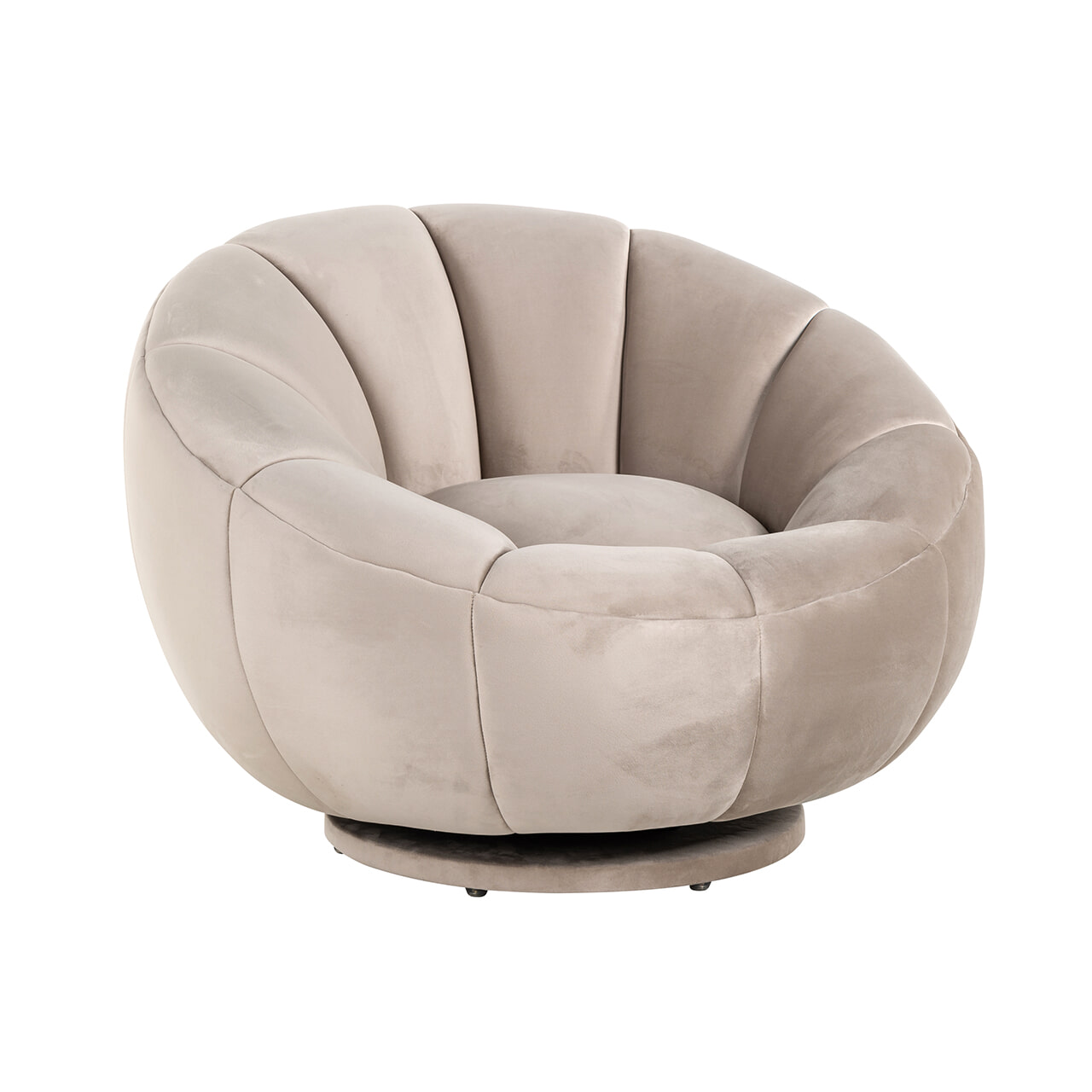 Richmond Draaifauteuil Kendall Velvet - Khaki