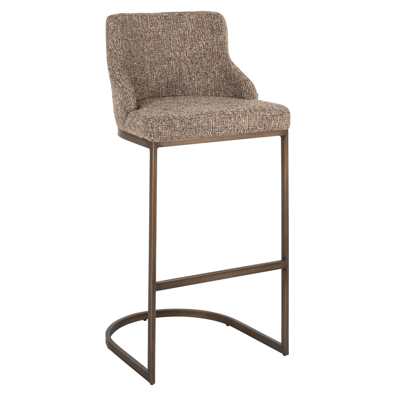 Richmond Interiors Richmond Barstoel Bolton Tweed stof - Bruin