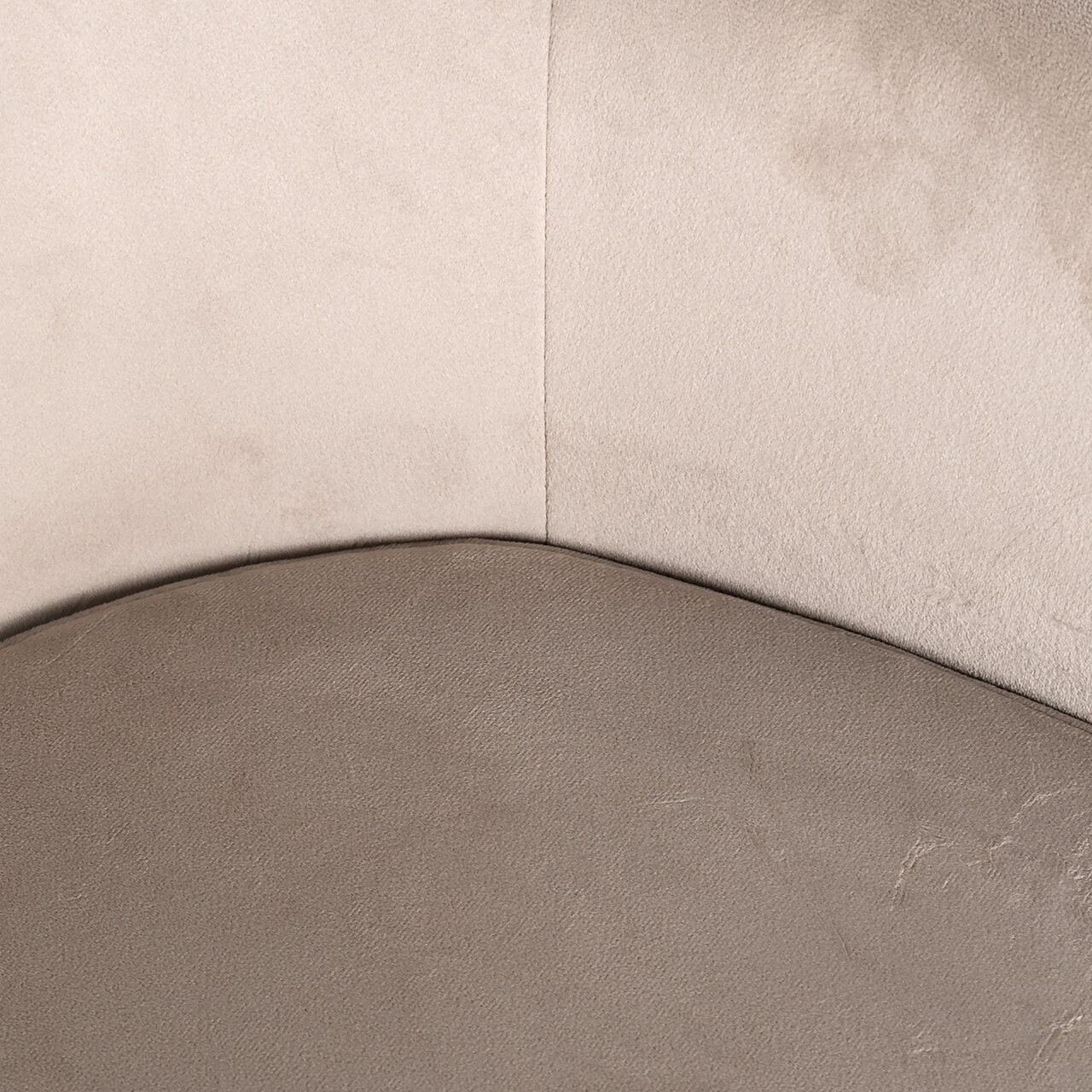 Richmond Eetkamerstoel 'Fay' Velvet, kleur Khaki 