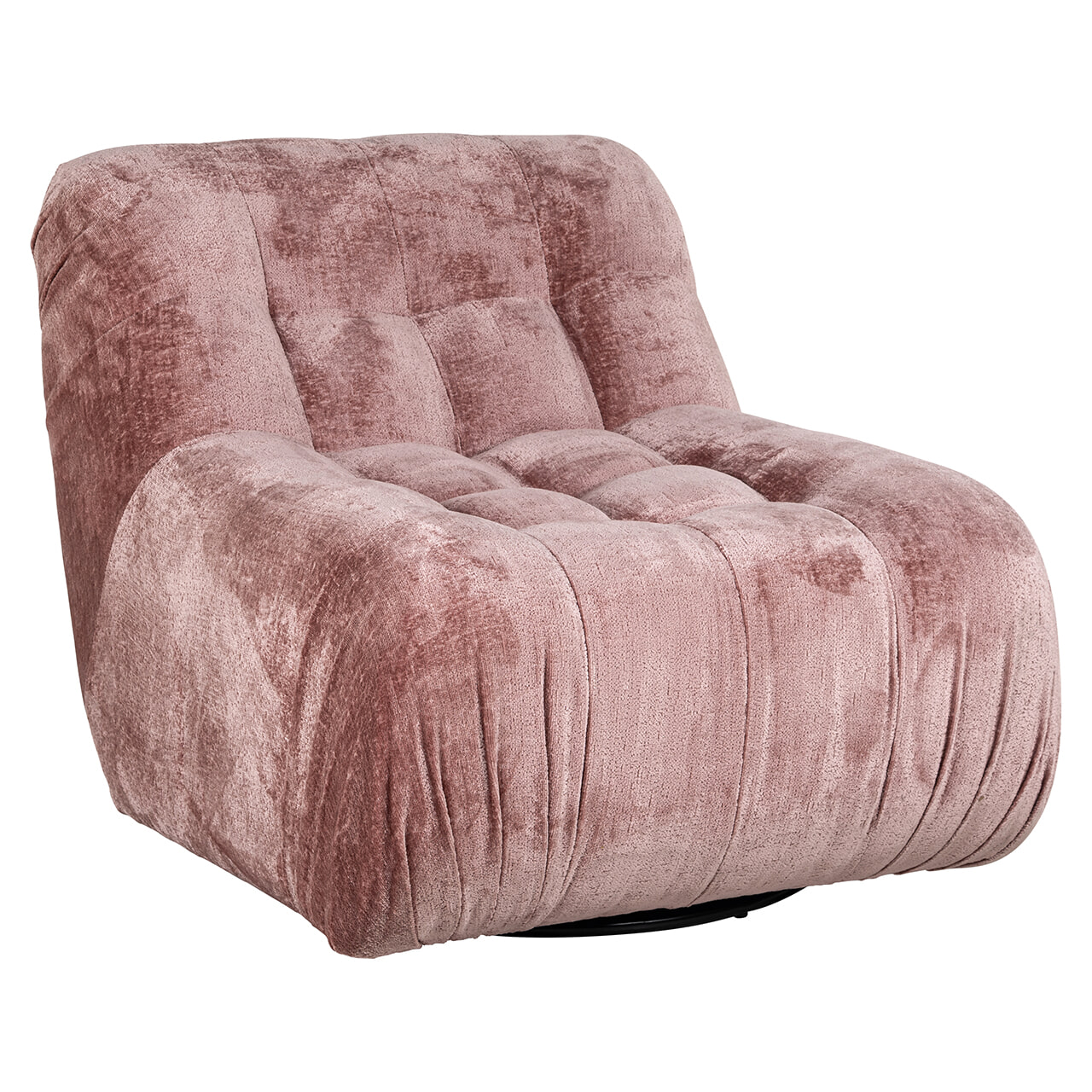 Richmond Draaifauteuil Rosy Chenille - Roze